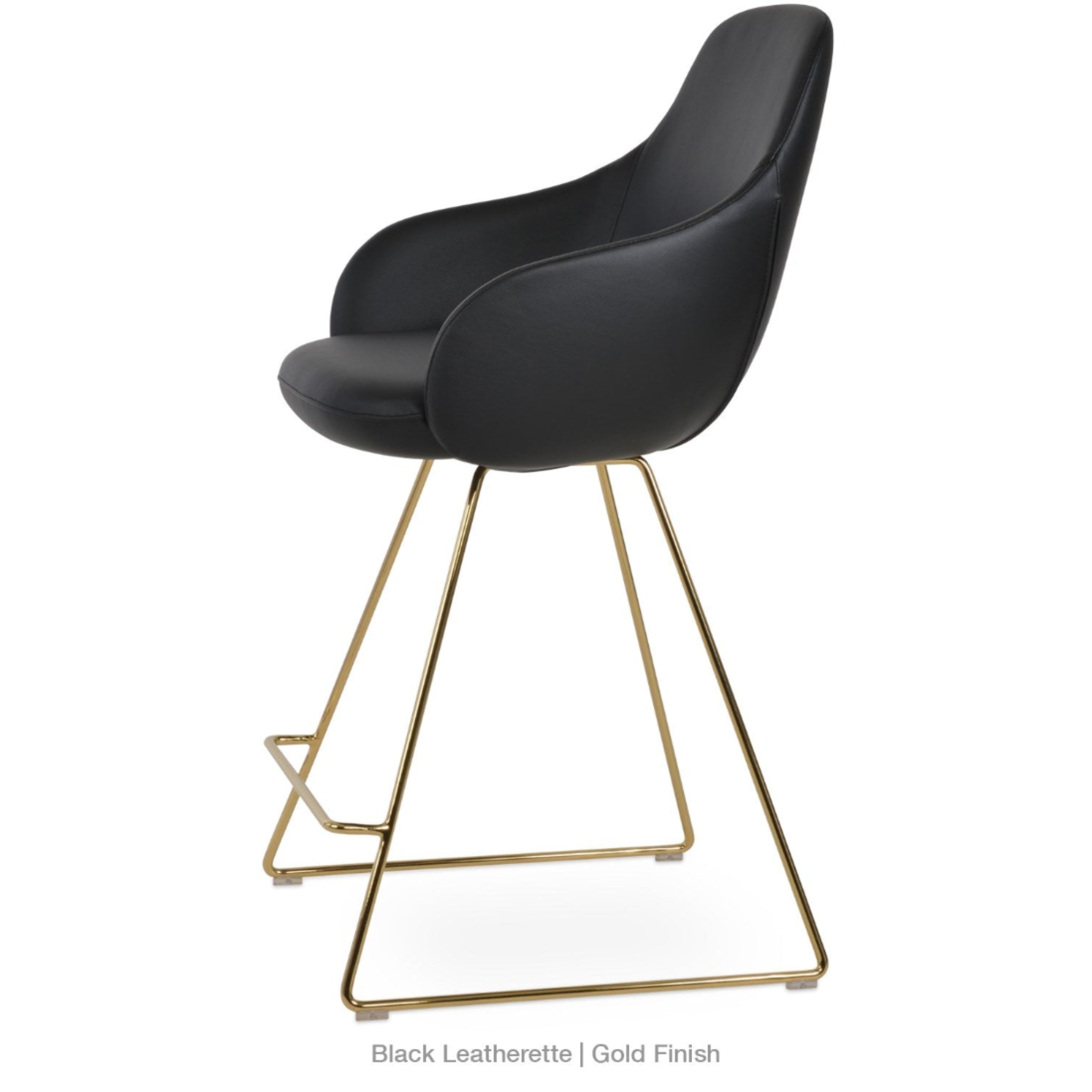 Gazlel Arm Wire Stool