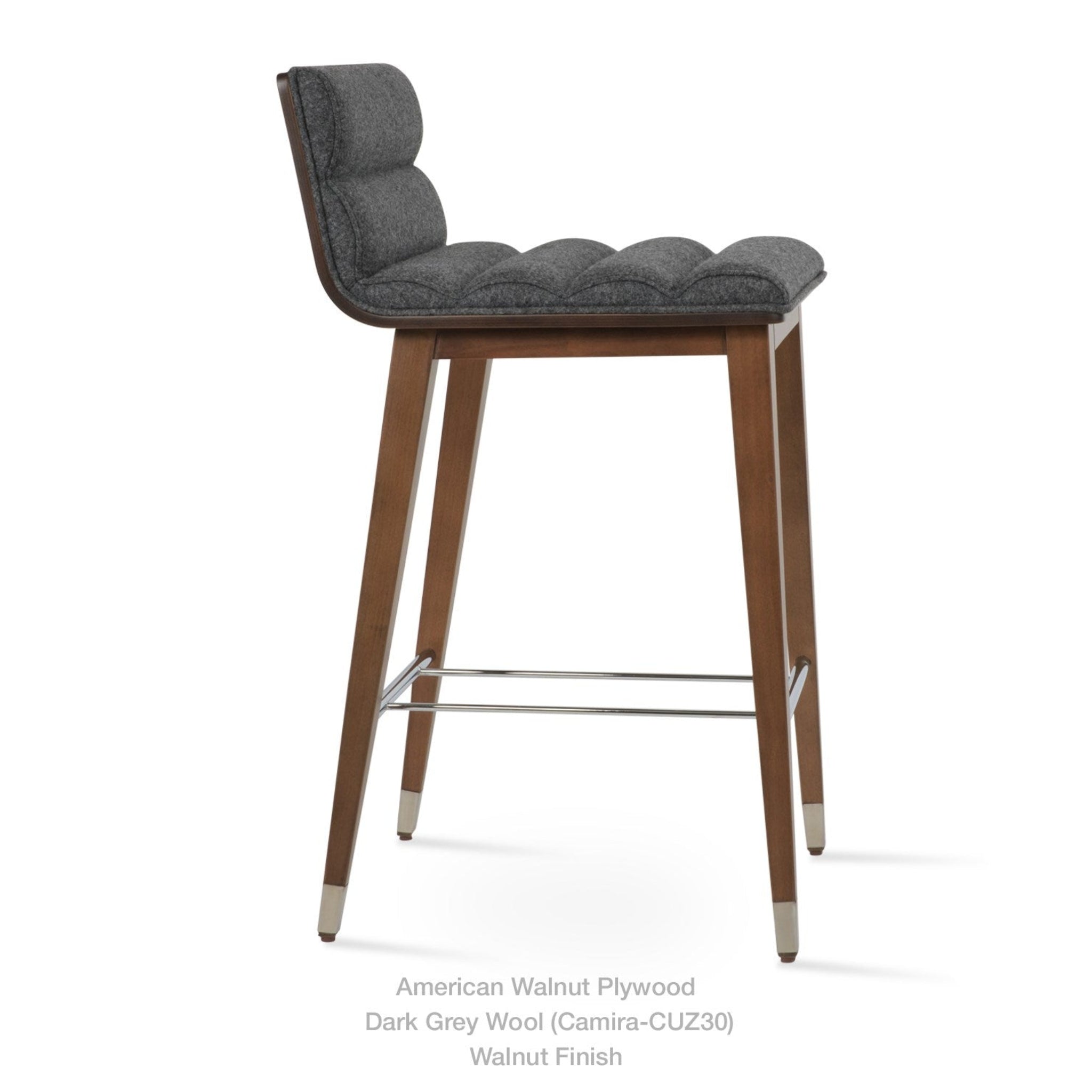 Corona Wood Comfort Stool