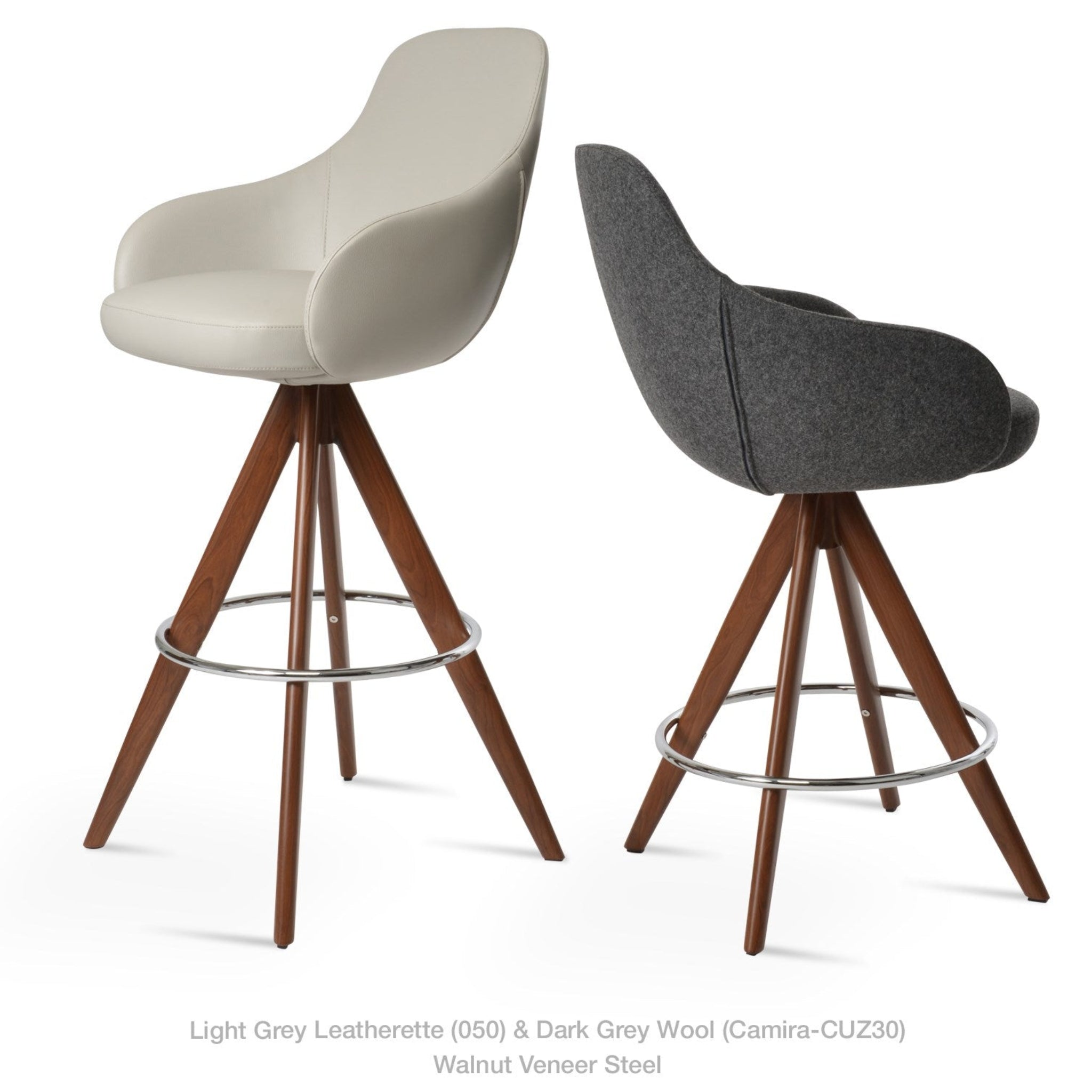 Gazel Arm Pyramid MW Stool