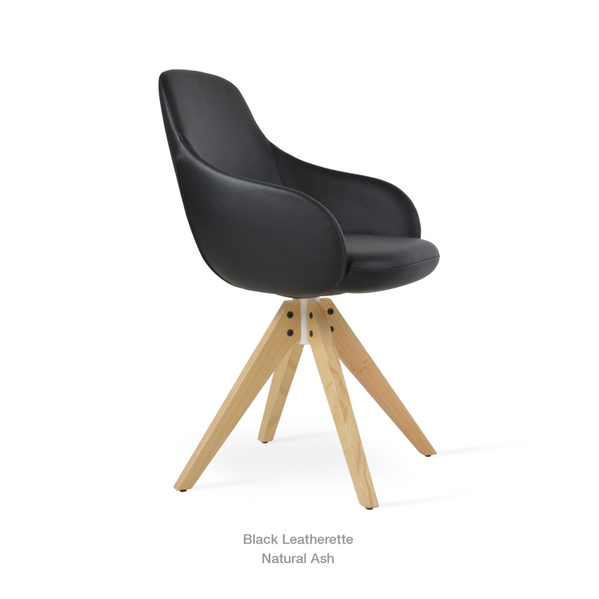 Gazel Arm Pyramid Swivel Chair