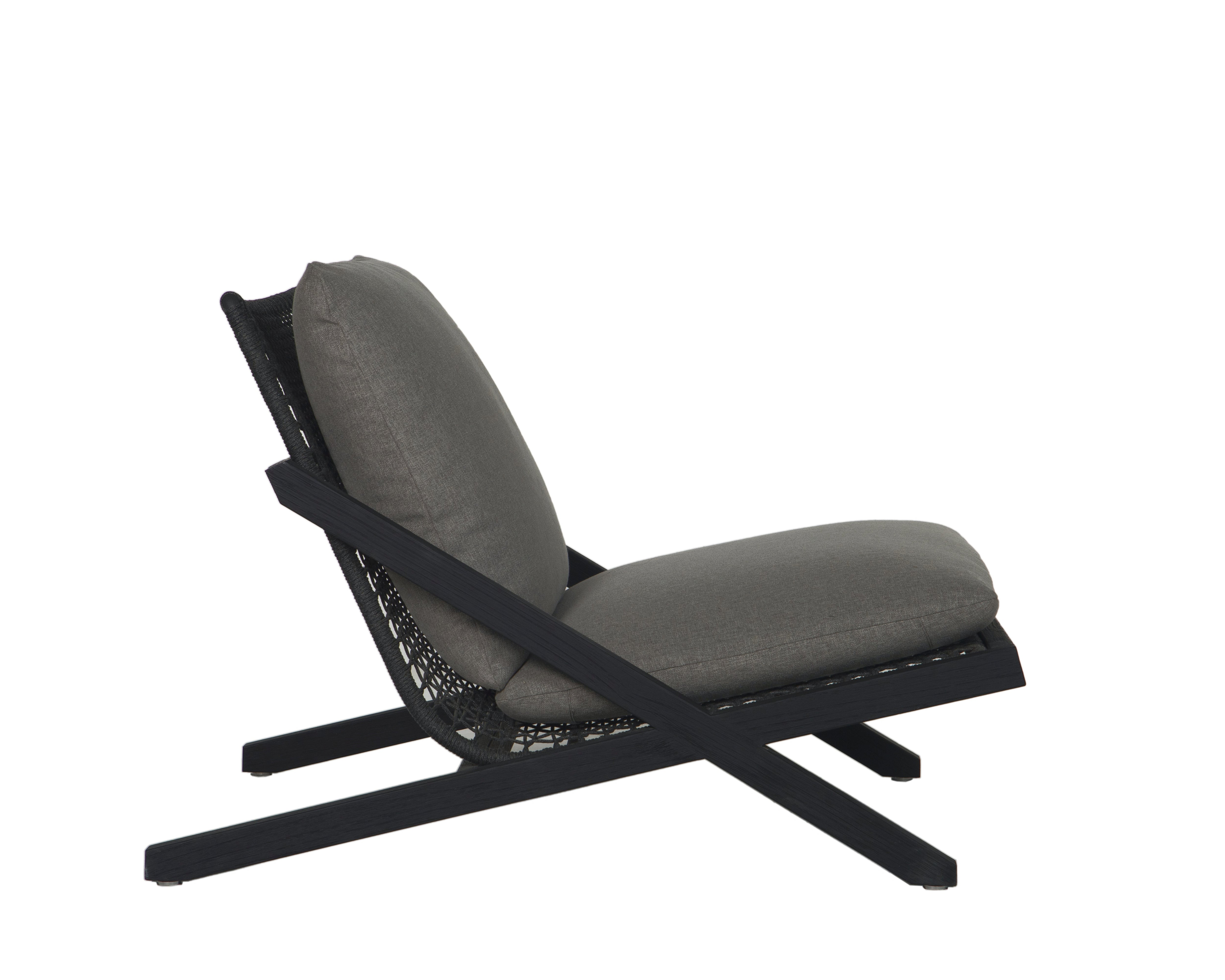 Bari Lounge Chair  Charcoal