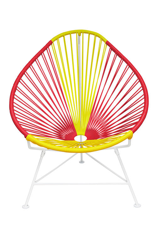 Acapulco Chair White Frame - Color Spain Weave