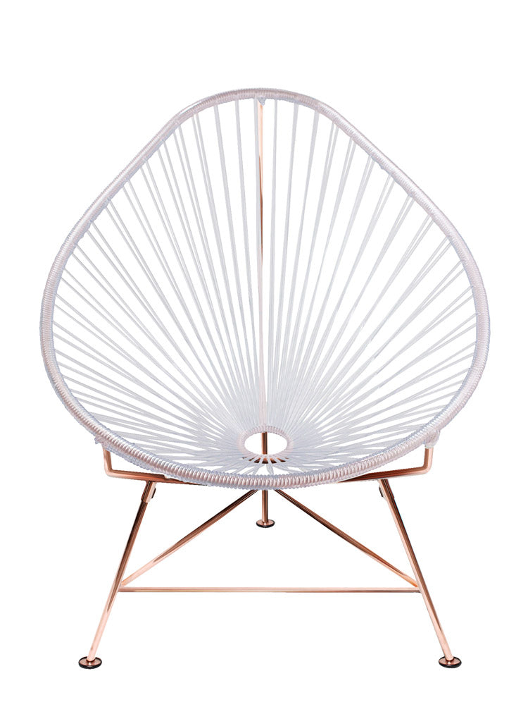 Acapulco Chair Copper Frame - Color Clear Weave