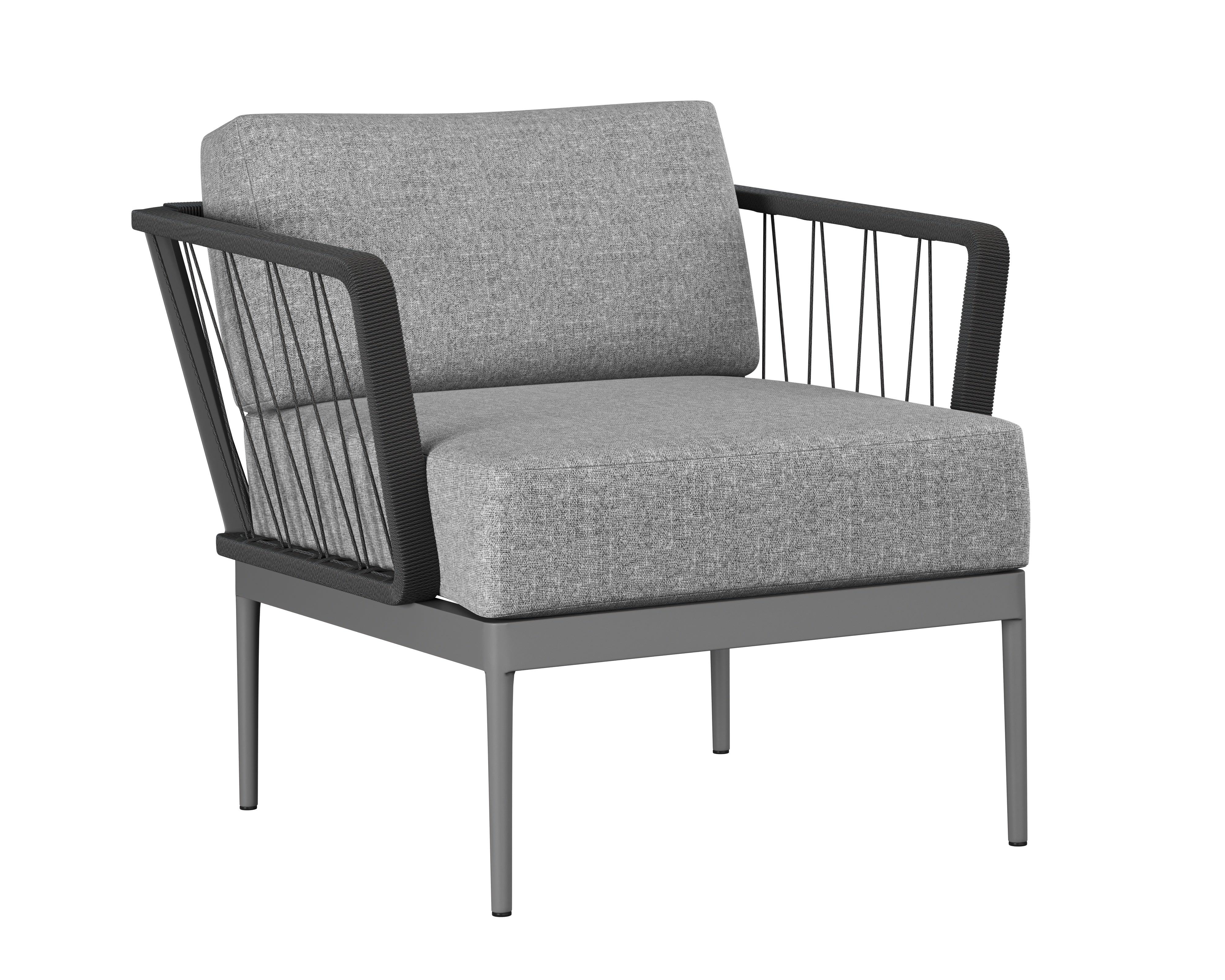 Catania Armchair  Dark Grey