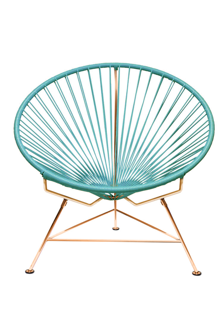 Innit Chair Copper Frame - Color Blue Weave