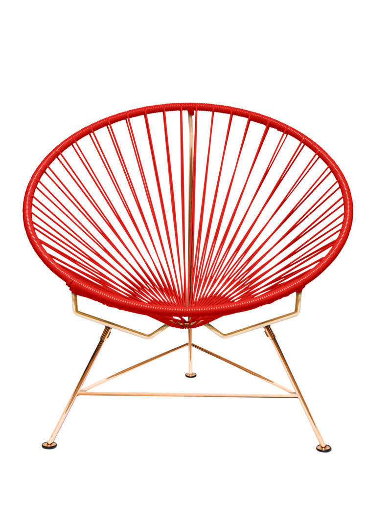 Innit Chair Copper Frame - Color Red Weave