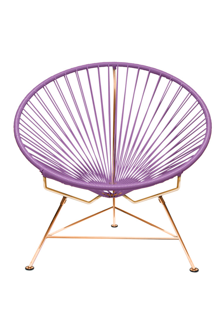 Innit Chair Copper Frame - Color Orchid Weave