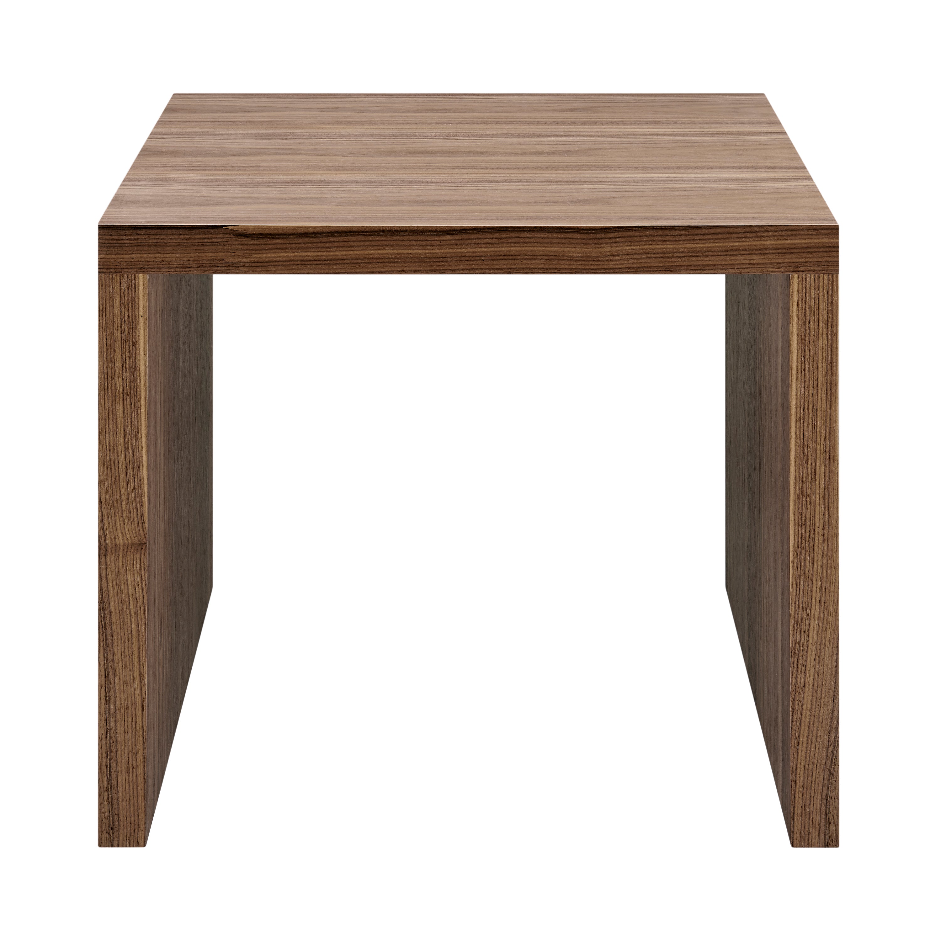 Abby Square Side Table in Walnut