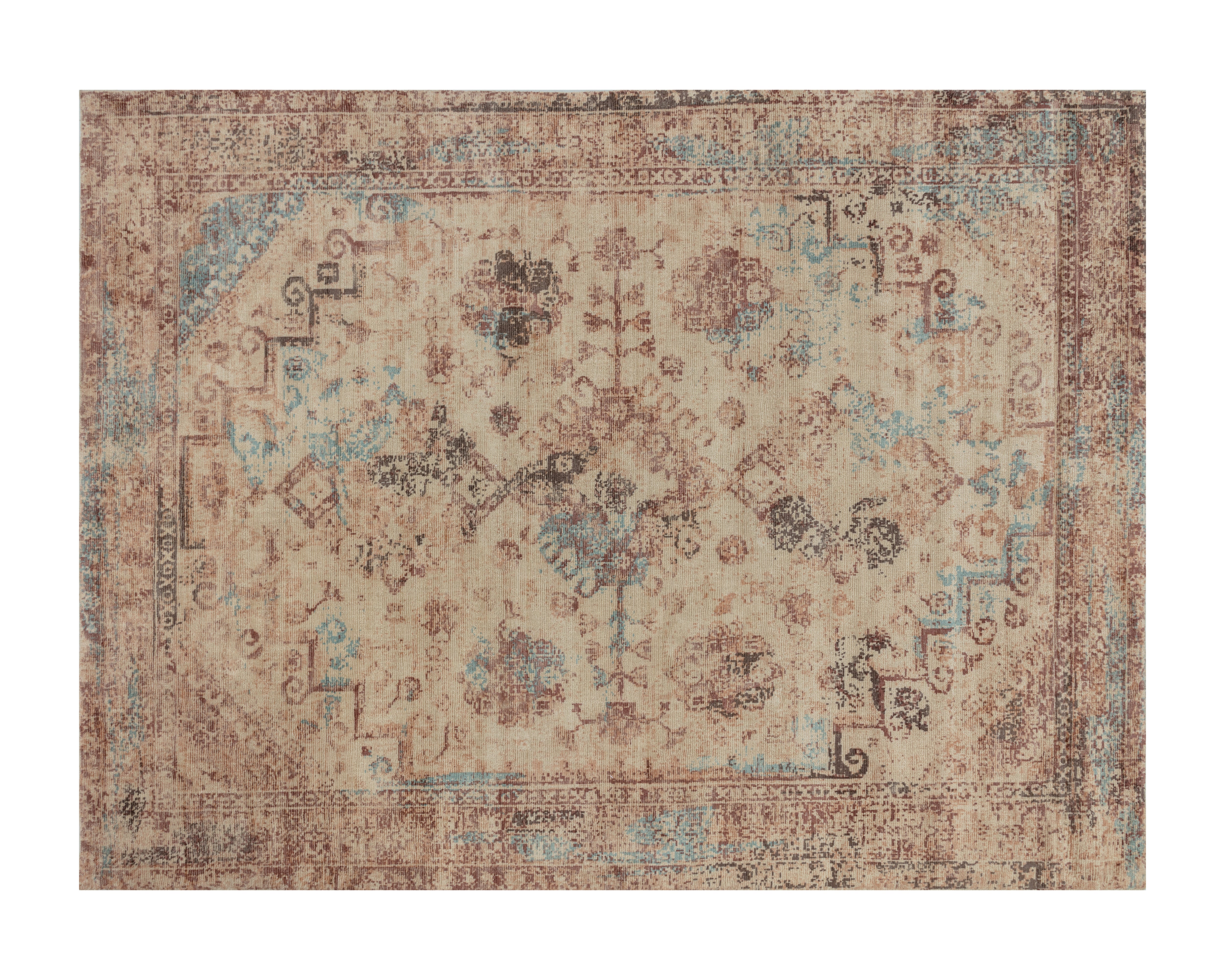 Zagora Loomknotted Rug  Rust  9' X 12'