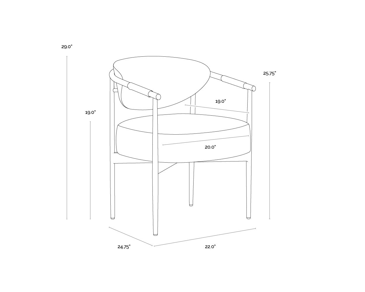 Heloise Dining Armchair 