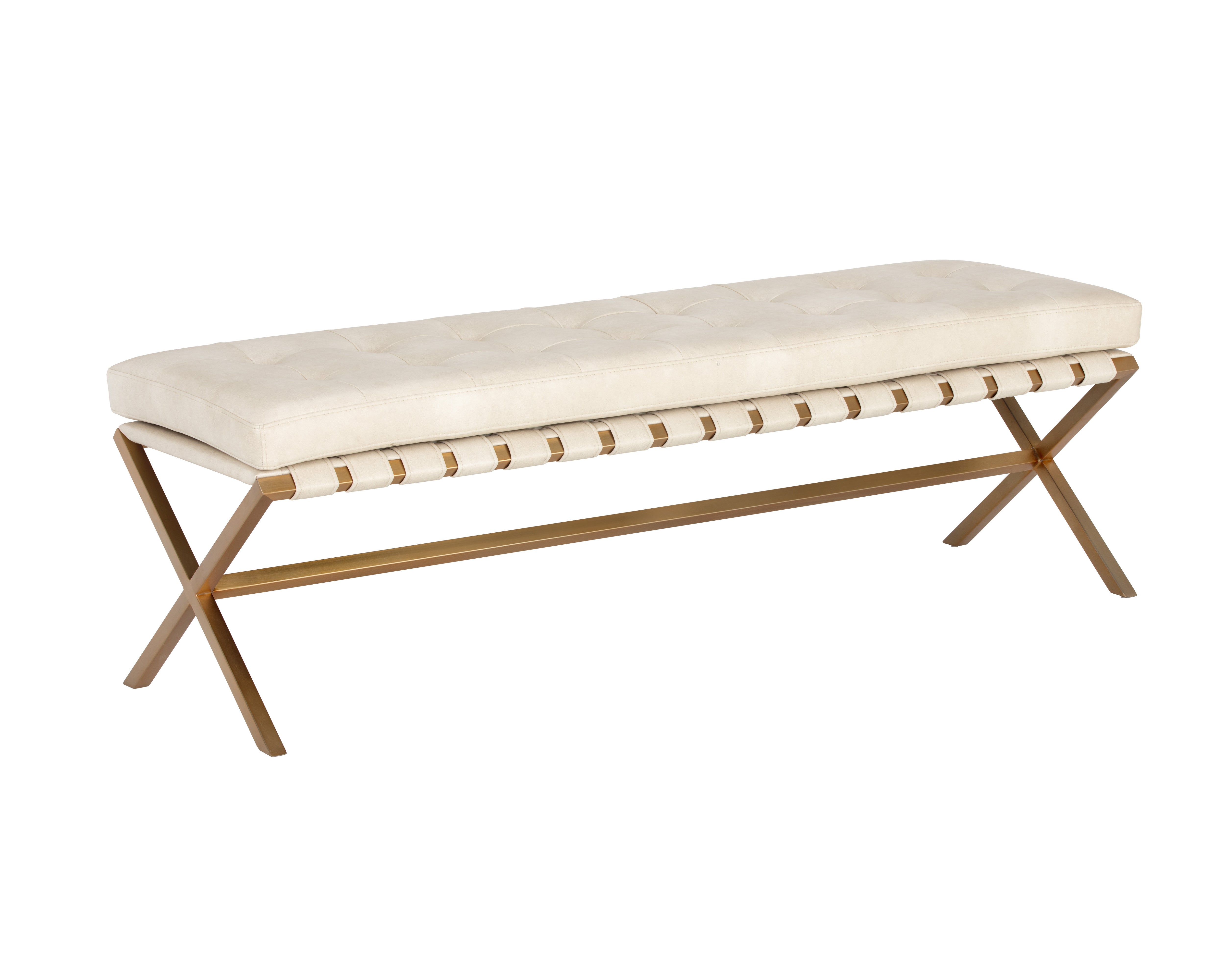 Kenji Bench Small  Gold 