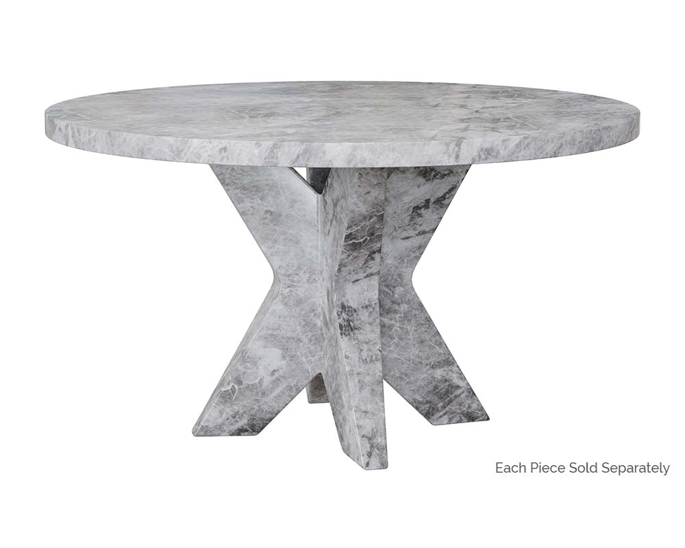 Cypher Dining Table Top  Marble Look - 55"