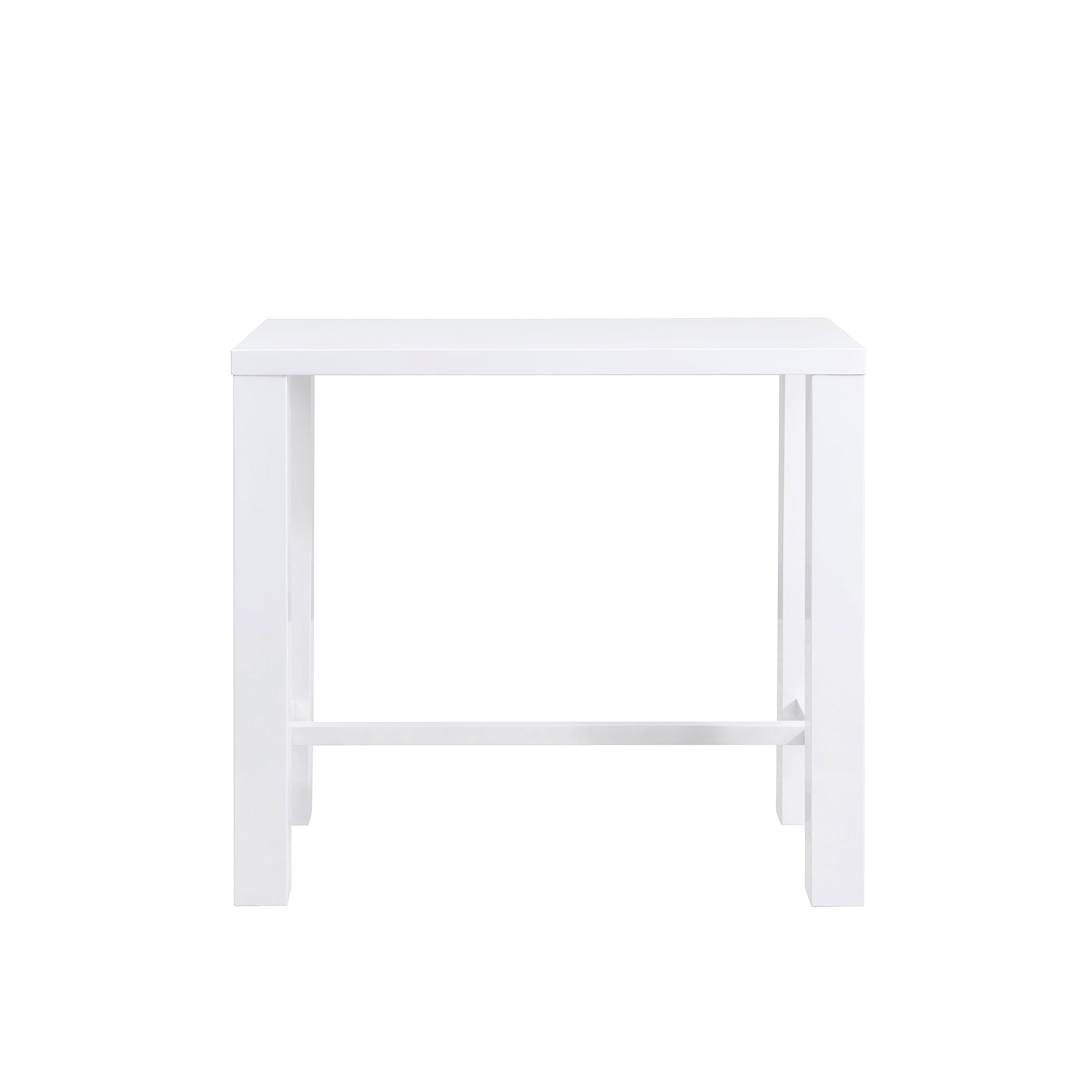 Abby Bar Table Top in High Gloss White