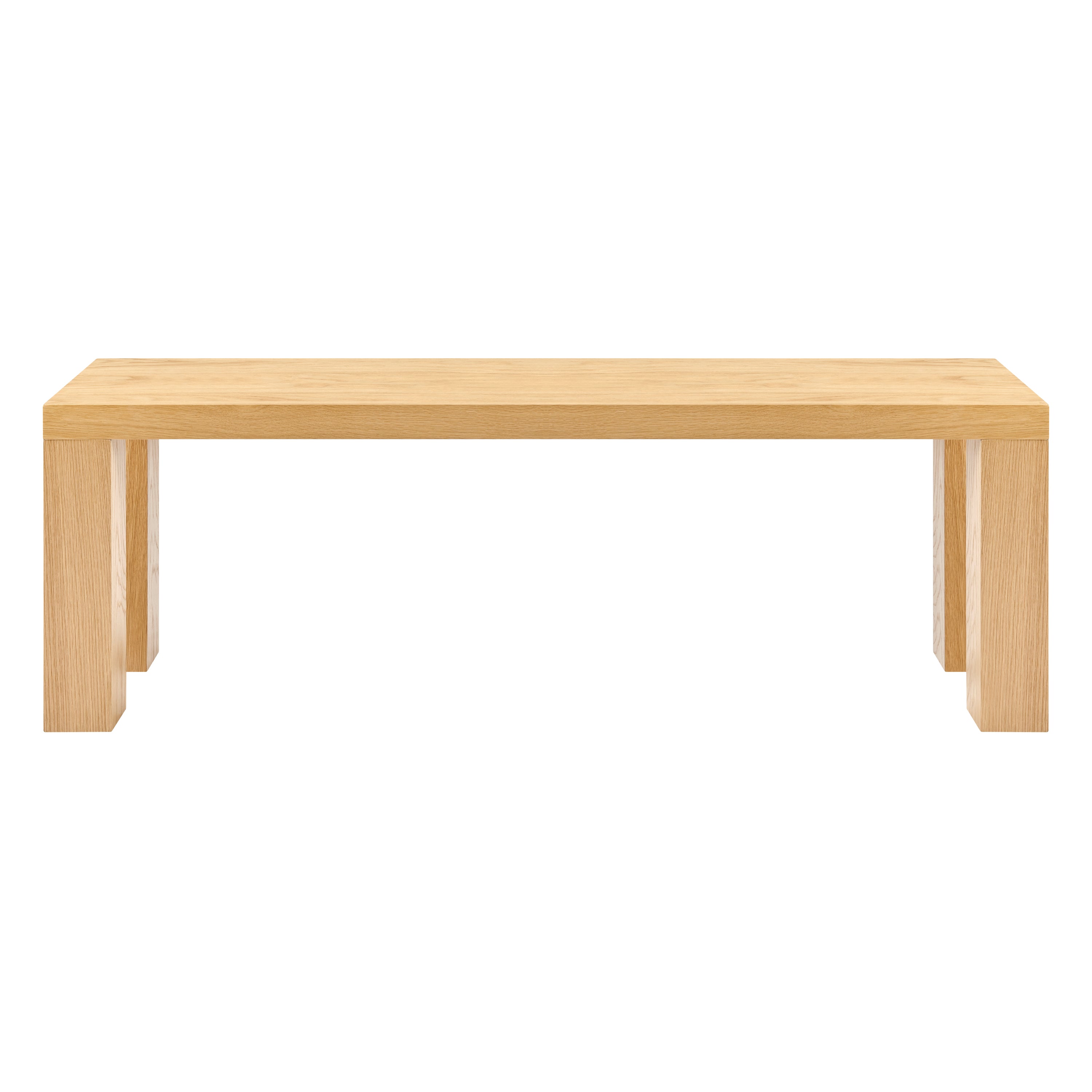 Abby 57" Bench in Oak Veneer