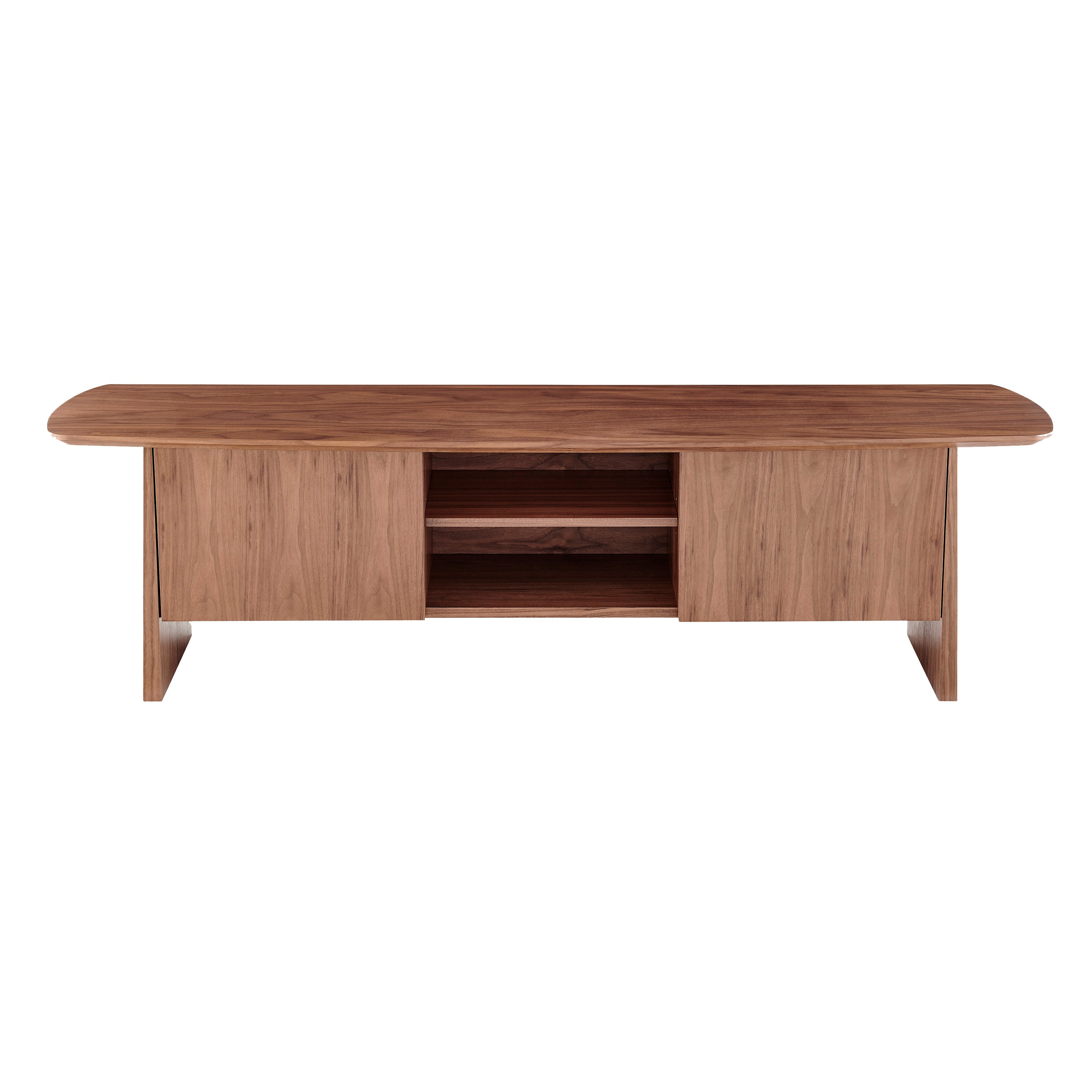 Folke Media Stand in Walnut