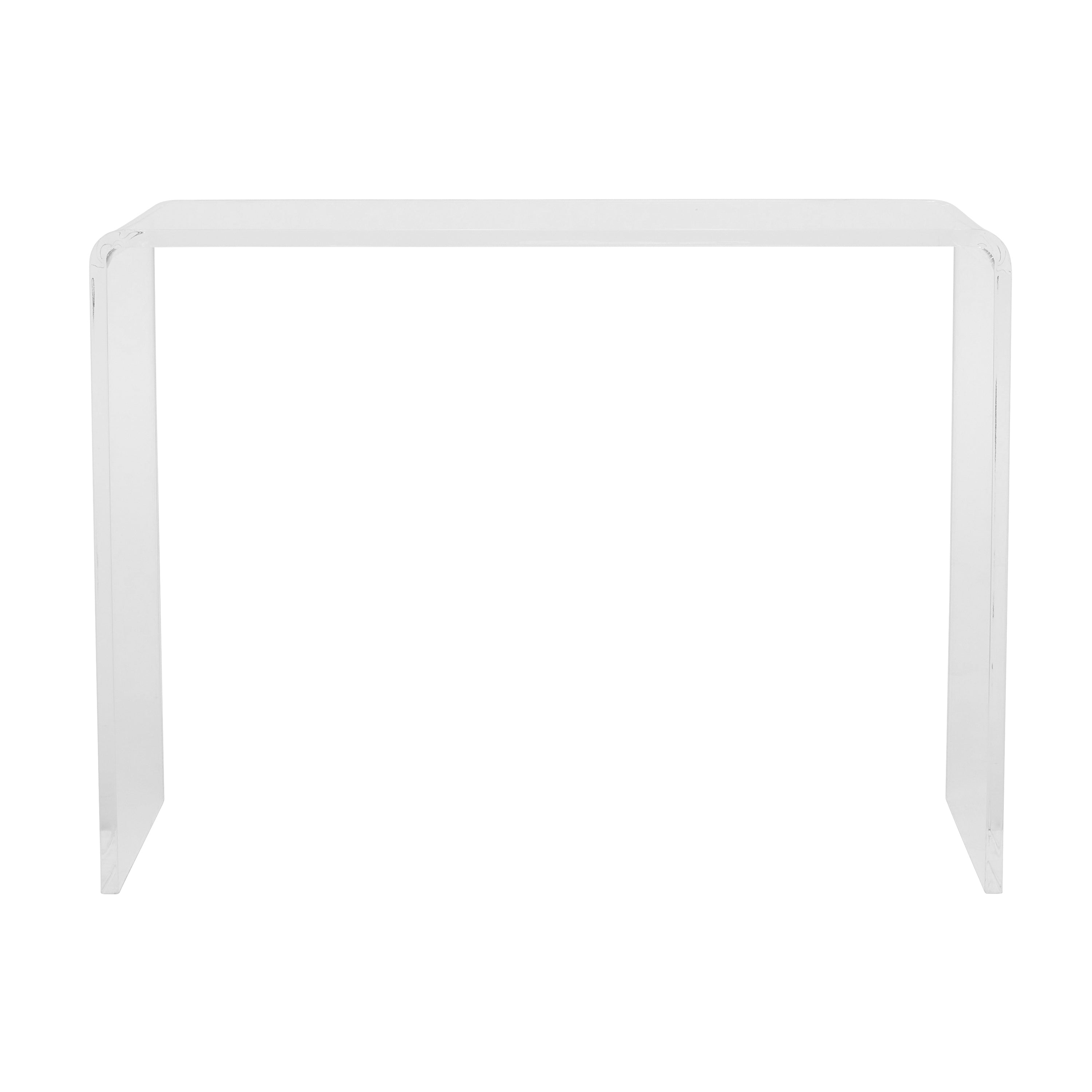 Veobreen Console Table/Desk in Clear Acyrlic