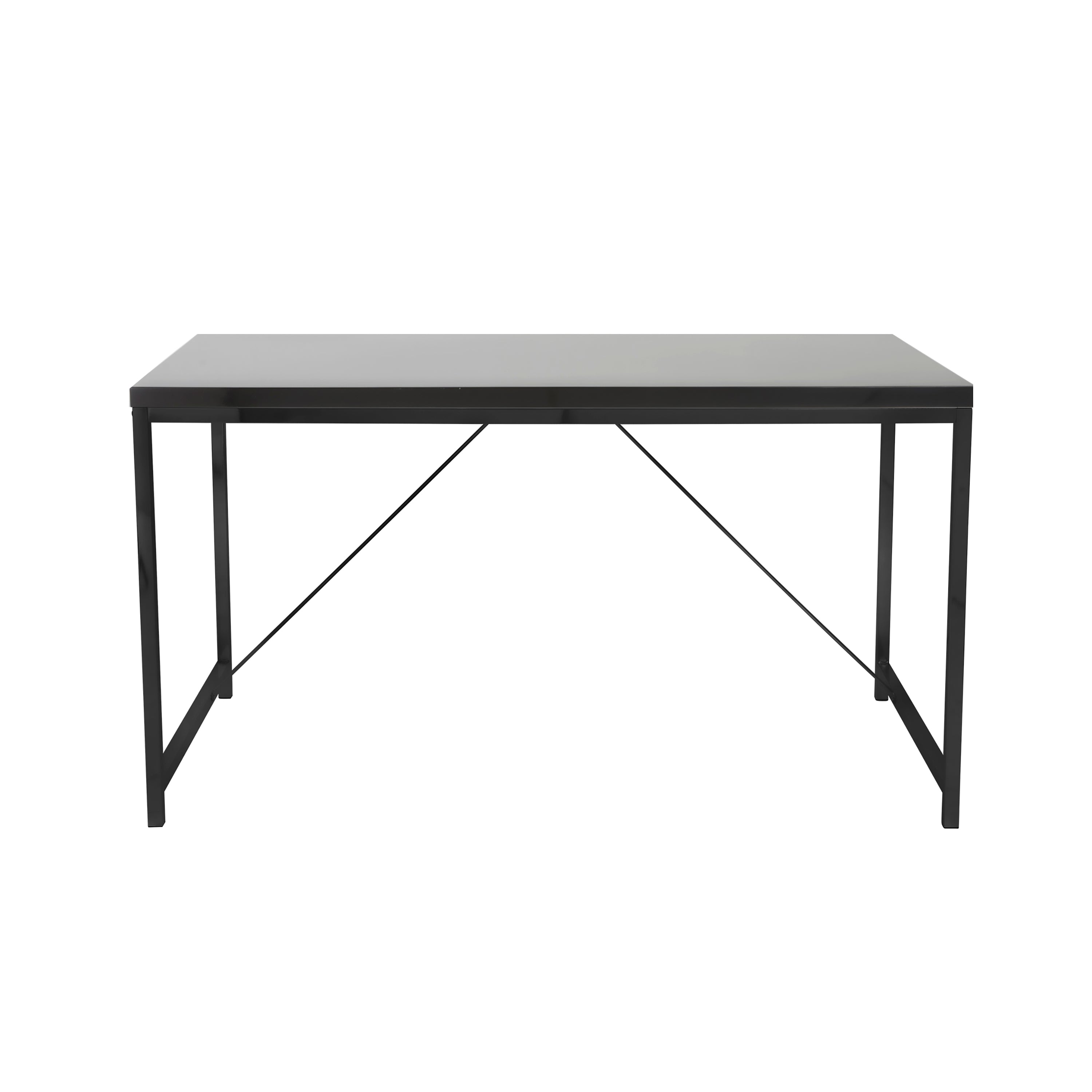 Gilbert Desk in Black with Black Frame