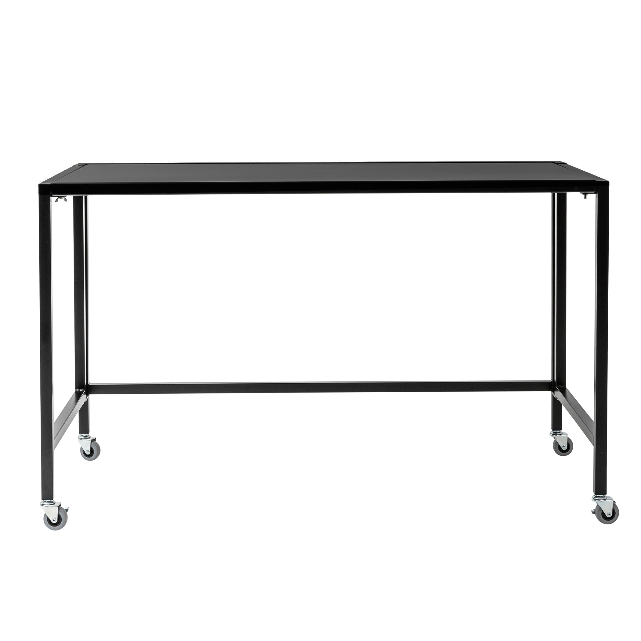 Christel 48" Folding Desk with Black Top and Frame