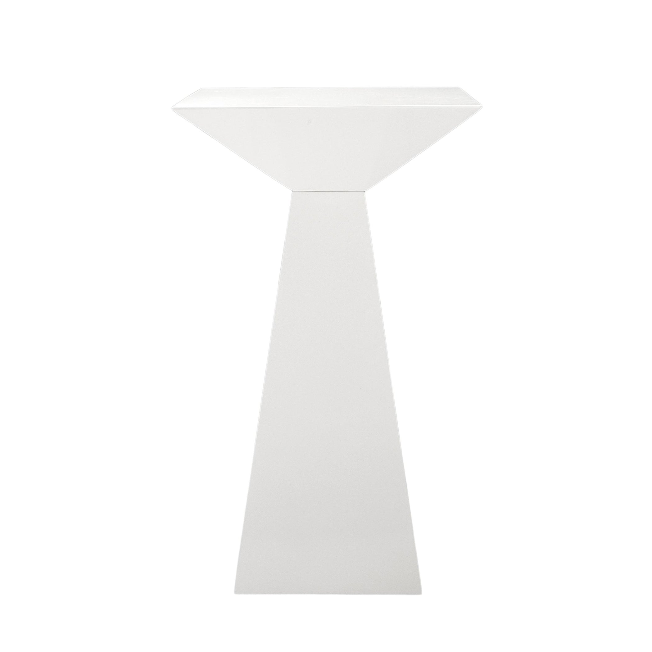 Tad Bar Table in High Gloss White