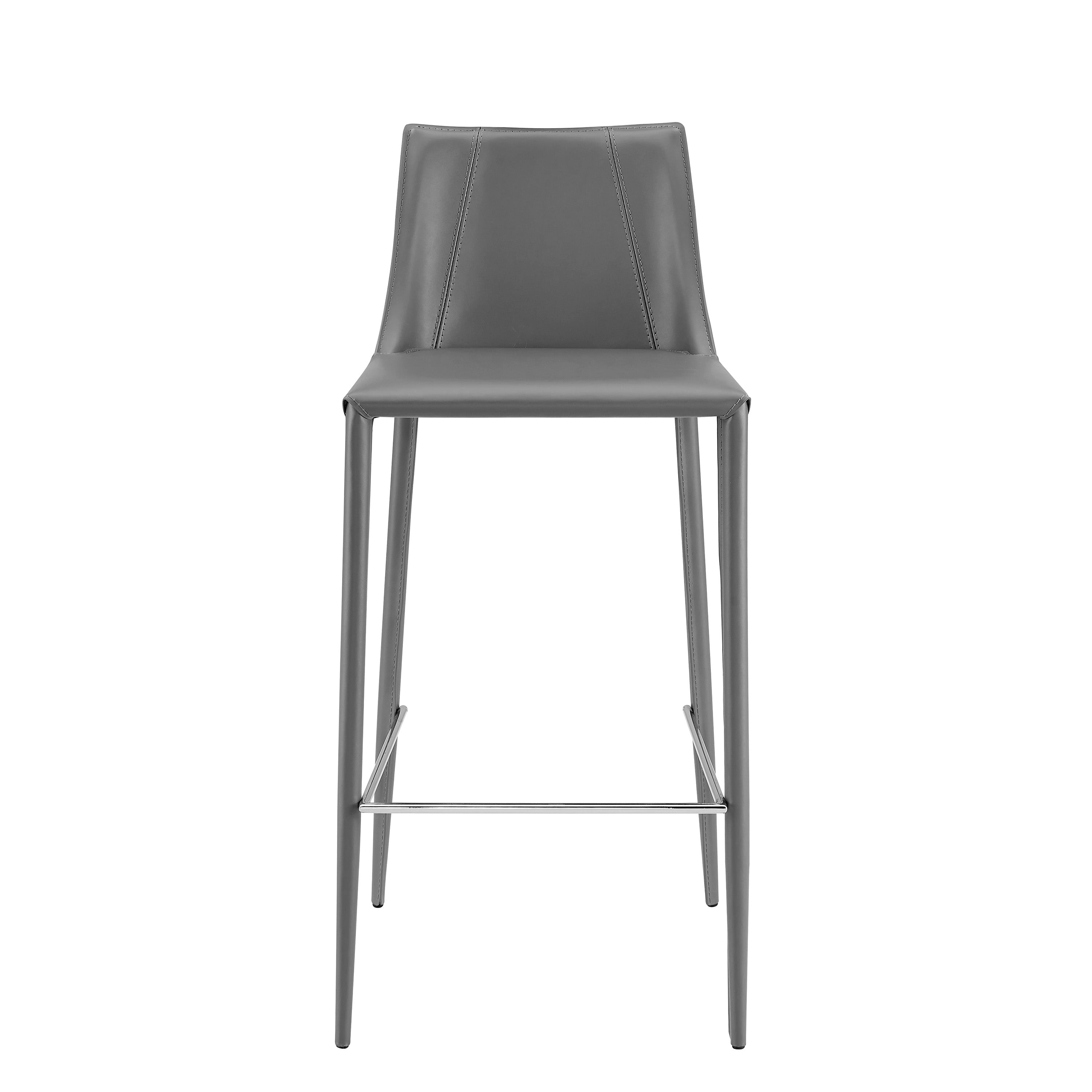 Kalle Bar Stool in Gray - Set of 1