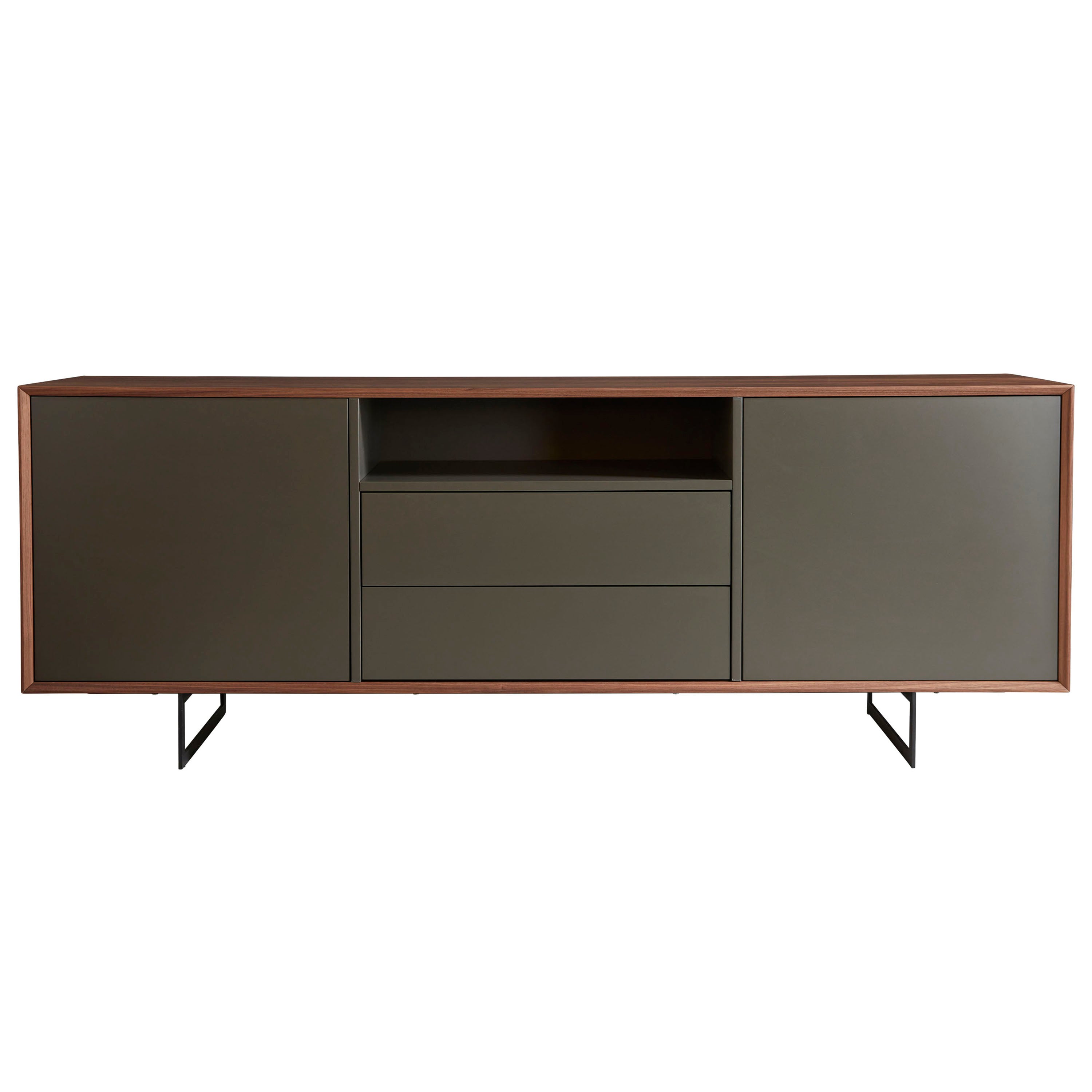 Anderson Sideboard in Walnut and Dark Gray