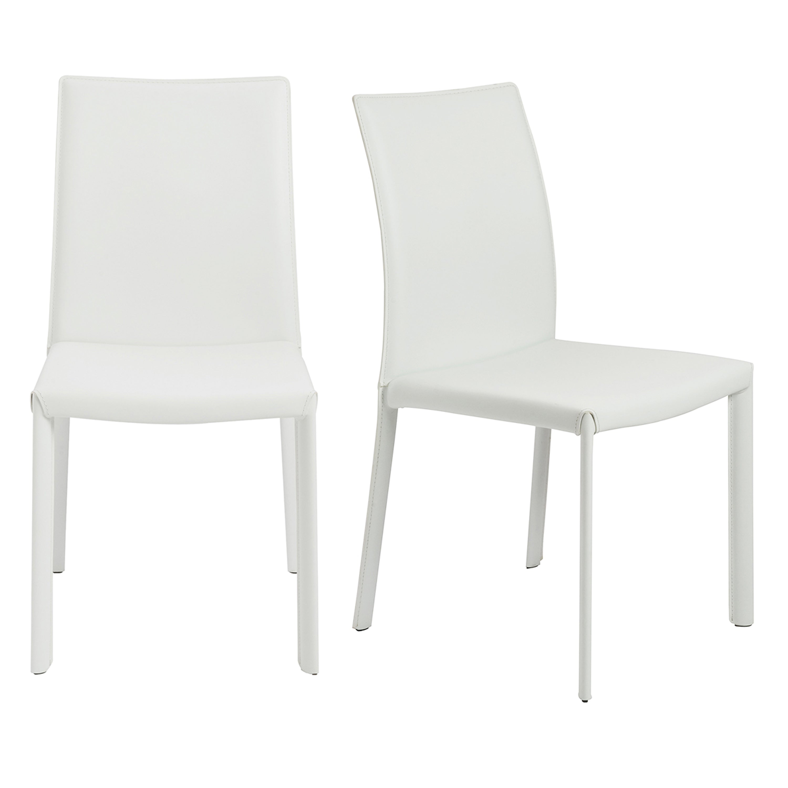 Hasina Side Chair in White - Set of 2