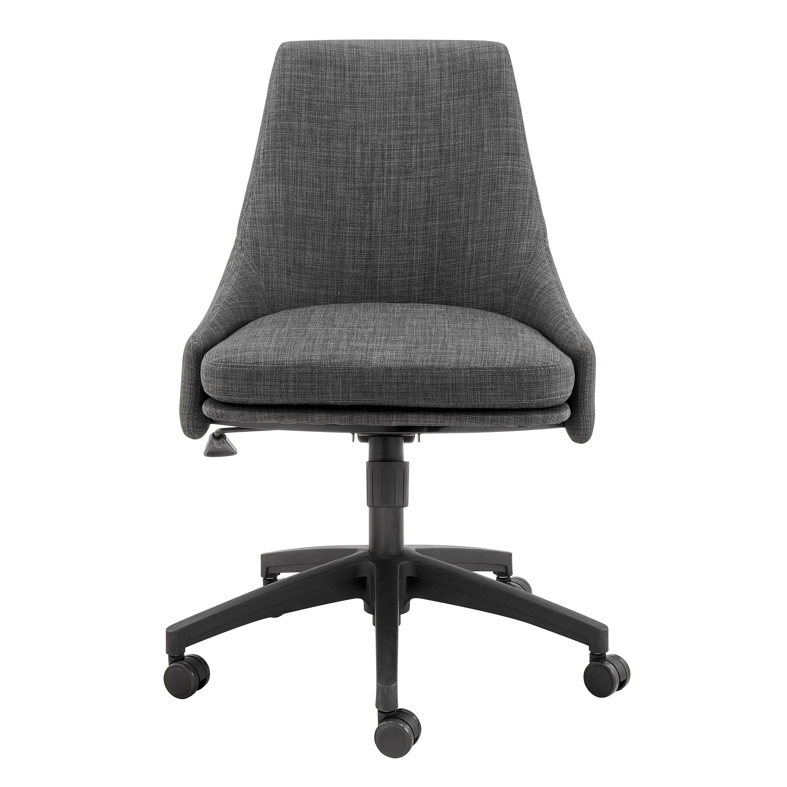 Signa Office Chair in Charcoal Fabric with Black Base