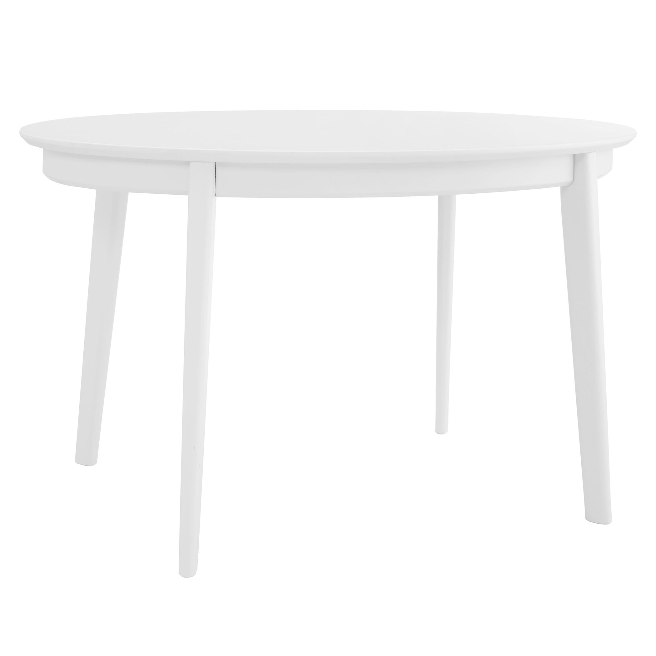 Atle Oval Table in Matte White