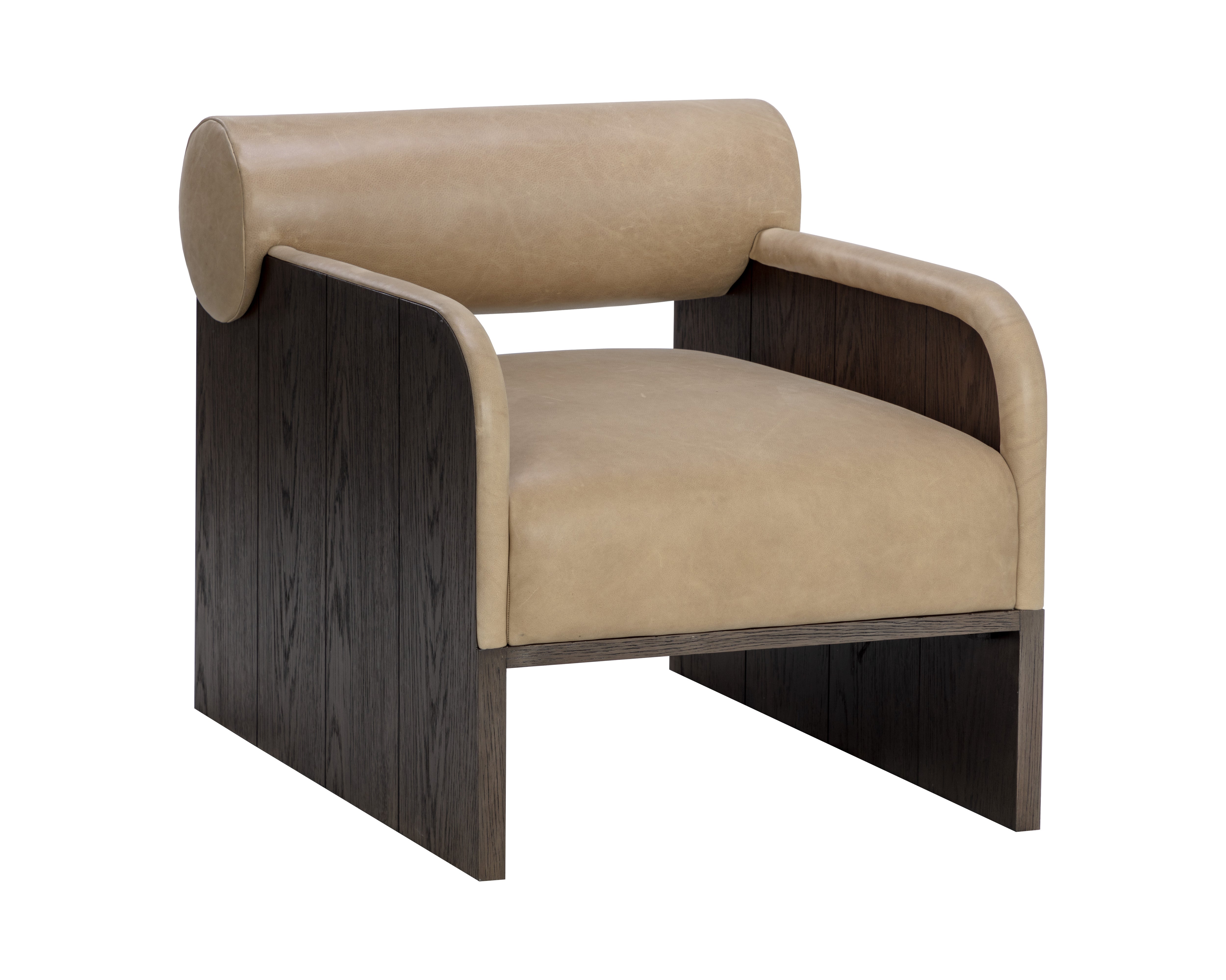 Coburn Lounge Chair  Dark Brown 