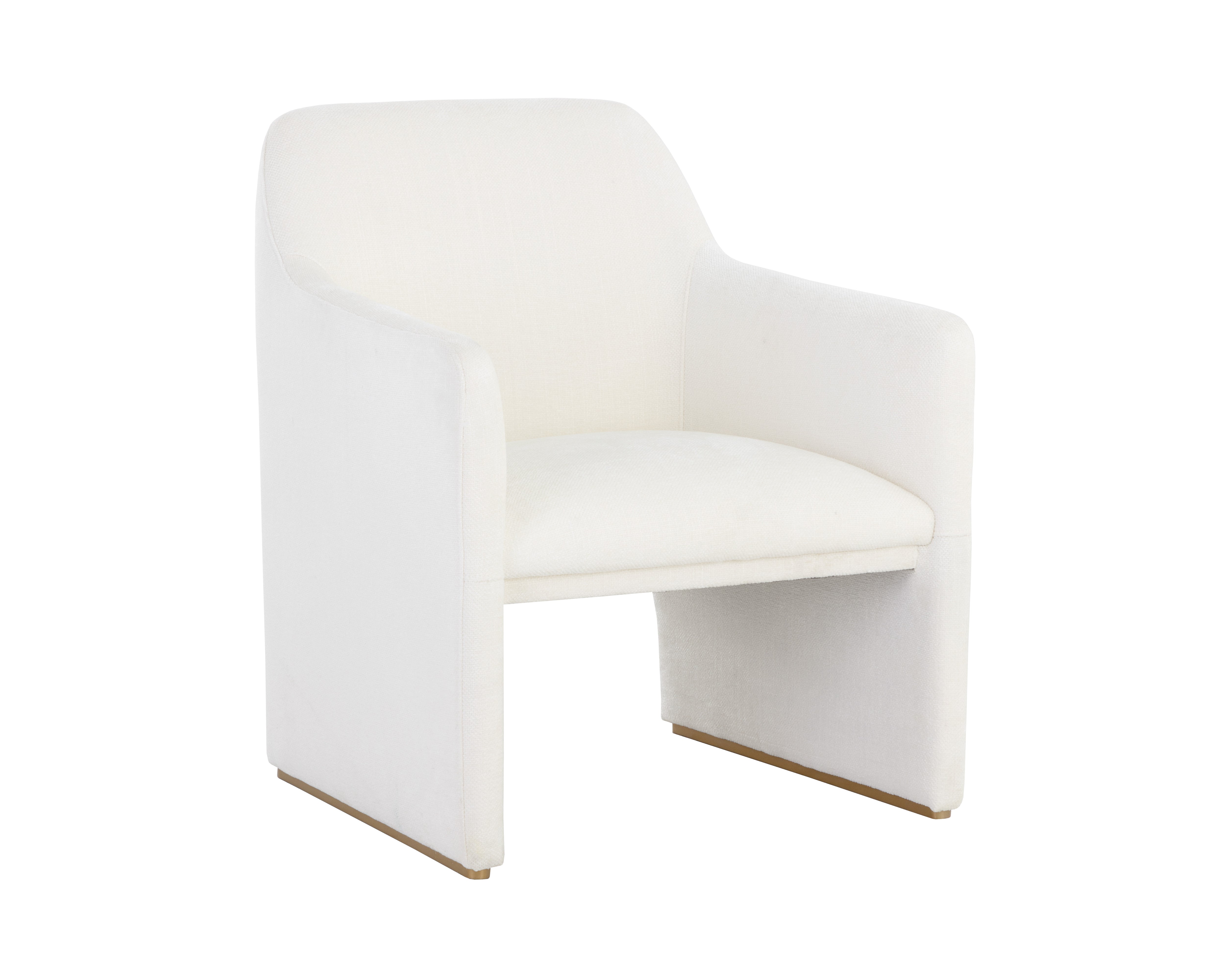 Doreen Lounge Chair  Lux Brass 