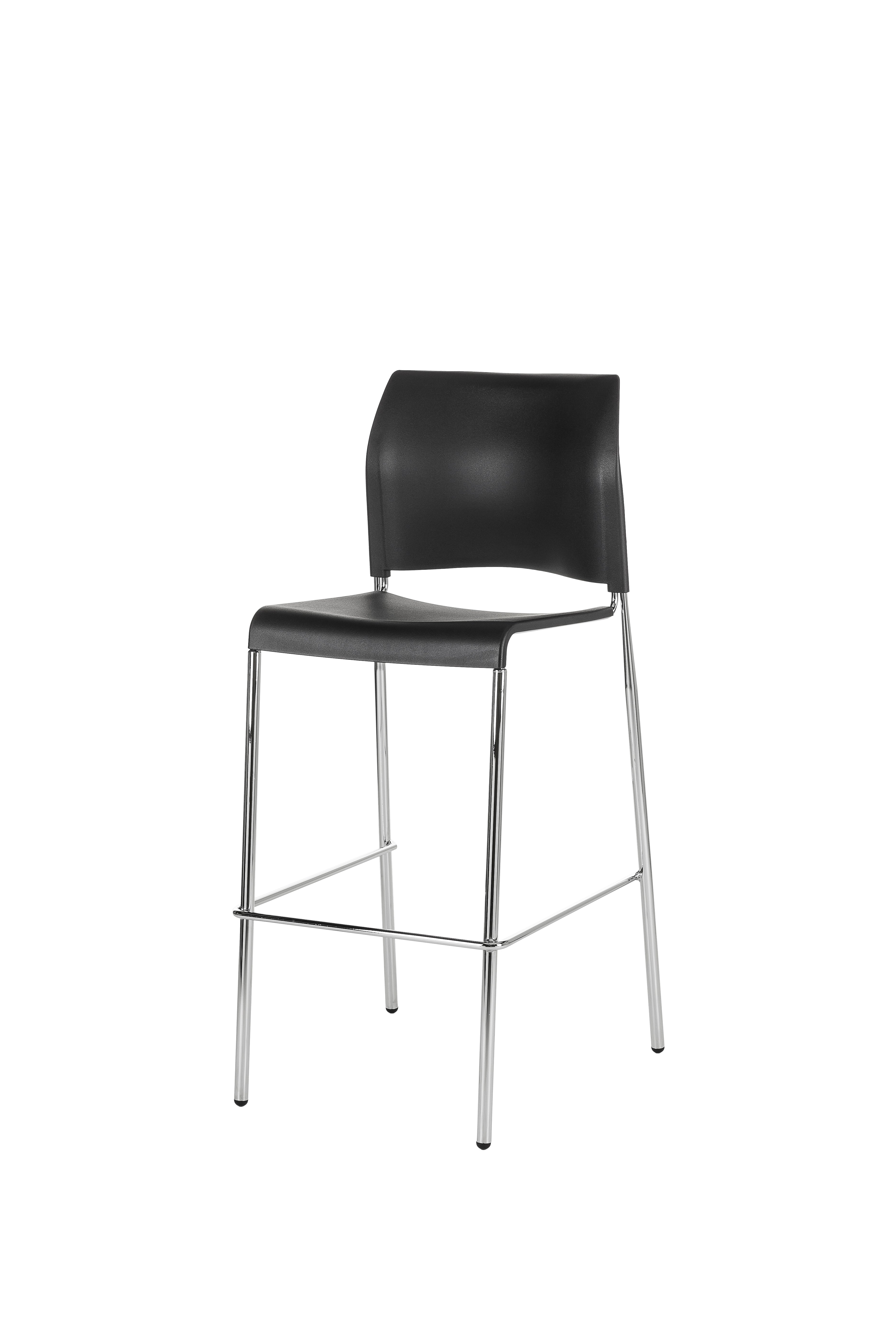 Stax - Charcoal - Bar Stool