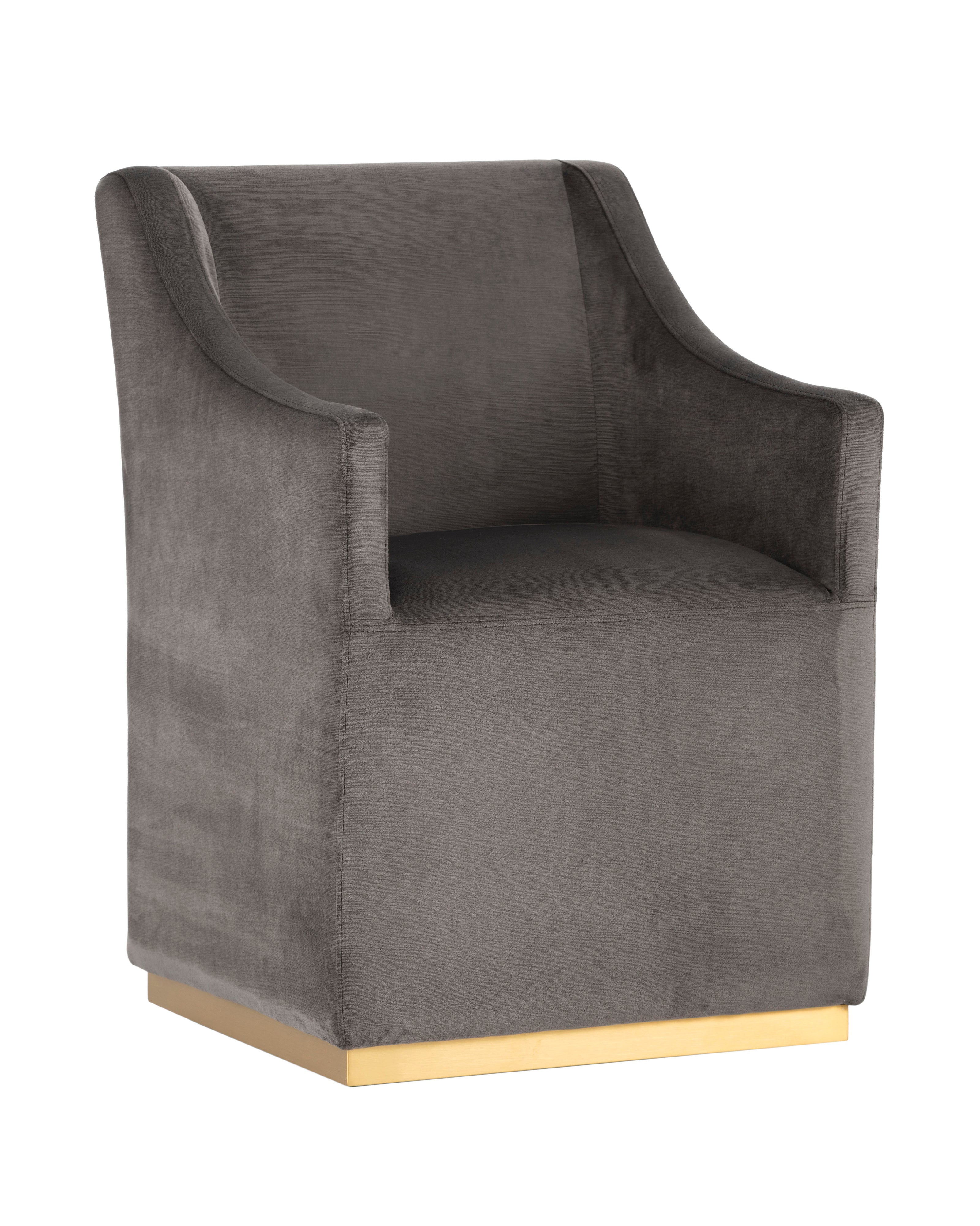 Zane Wheeled Dining Armchair 