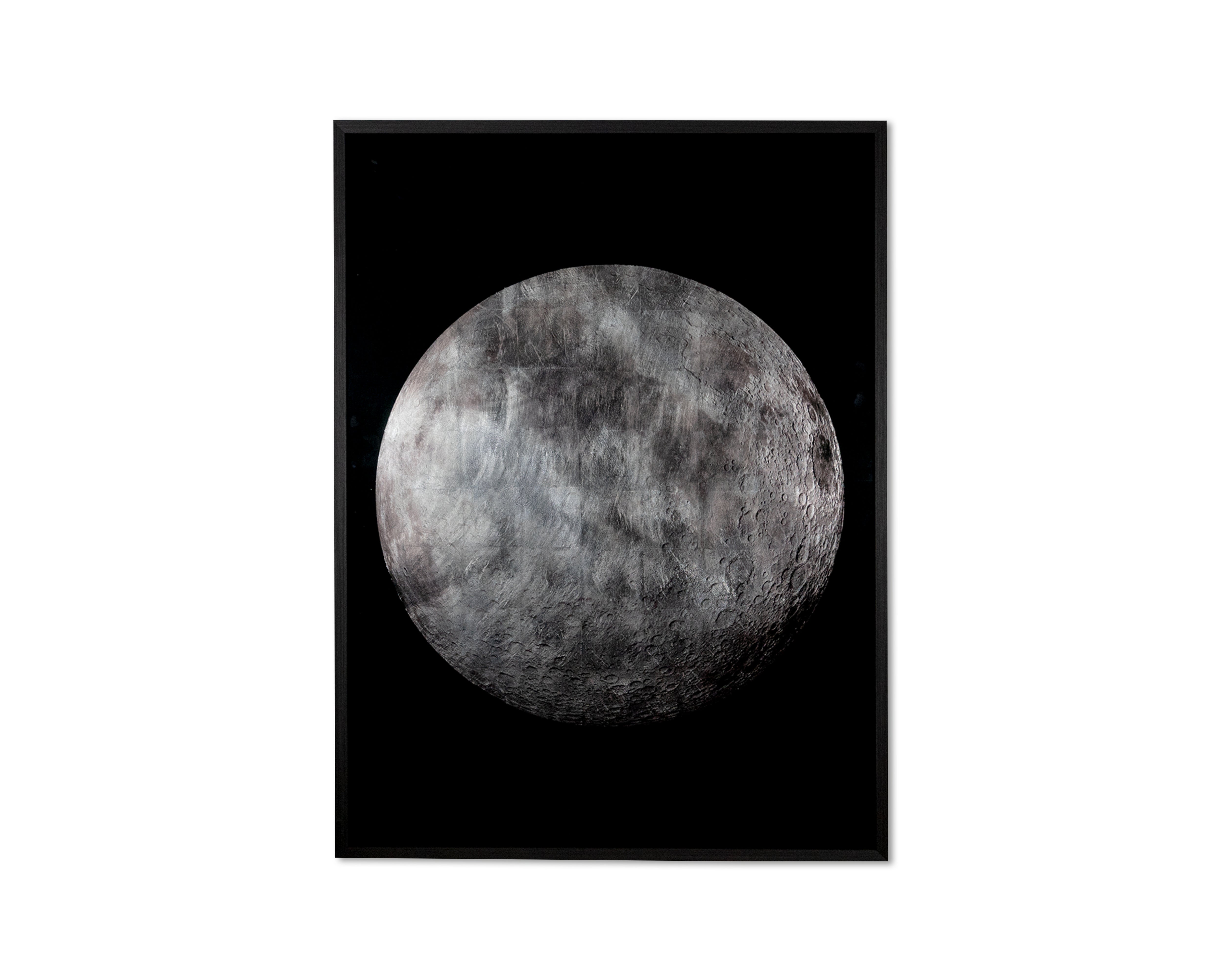 The Moon  48" X 63"  Charcoal Frame