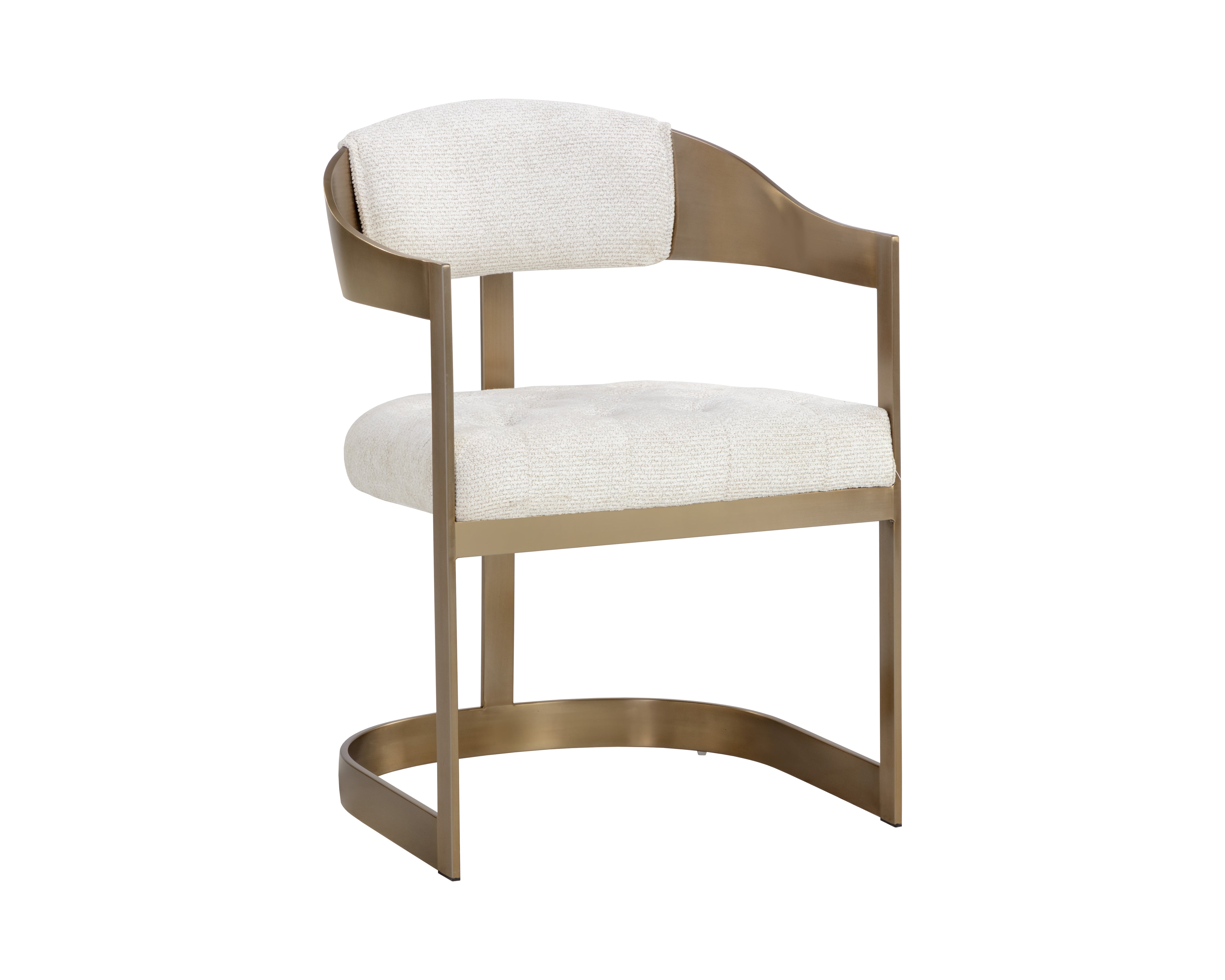 Beaumont Dining Armchair  Antique Brass 