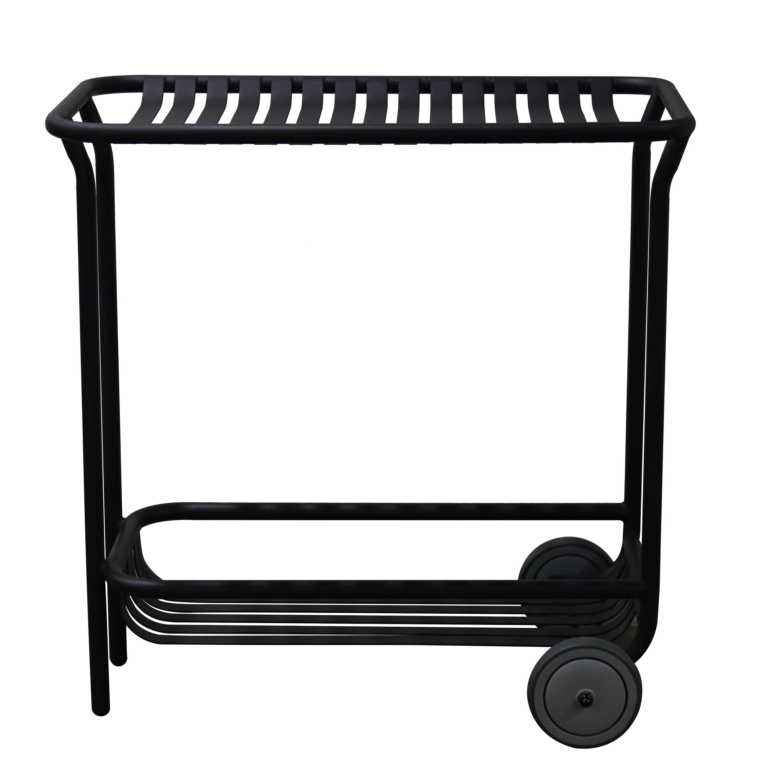 Enid Outdoor Cart in Black