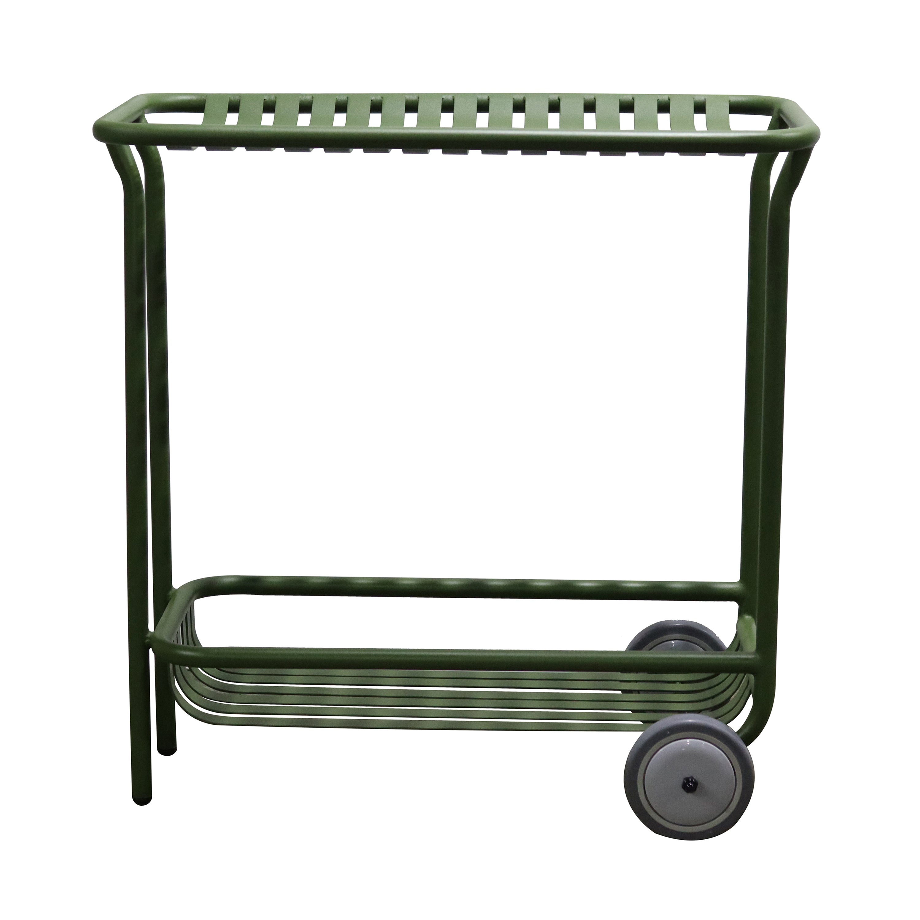 Enid Outdoor Cart in Dark Green