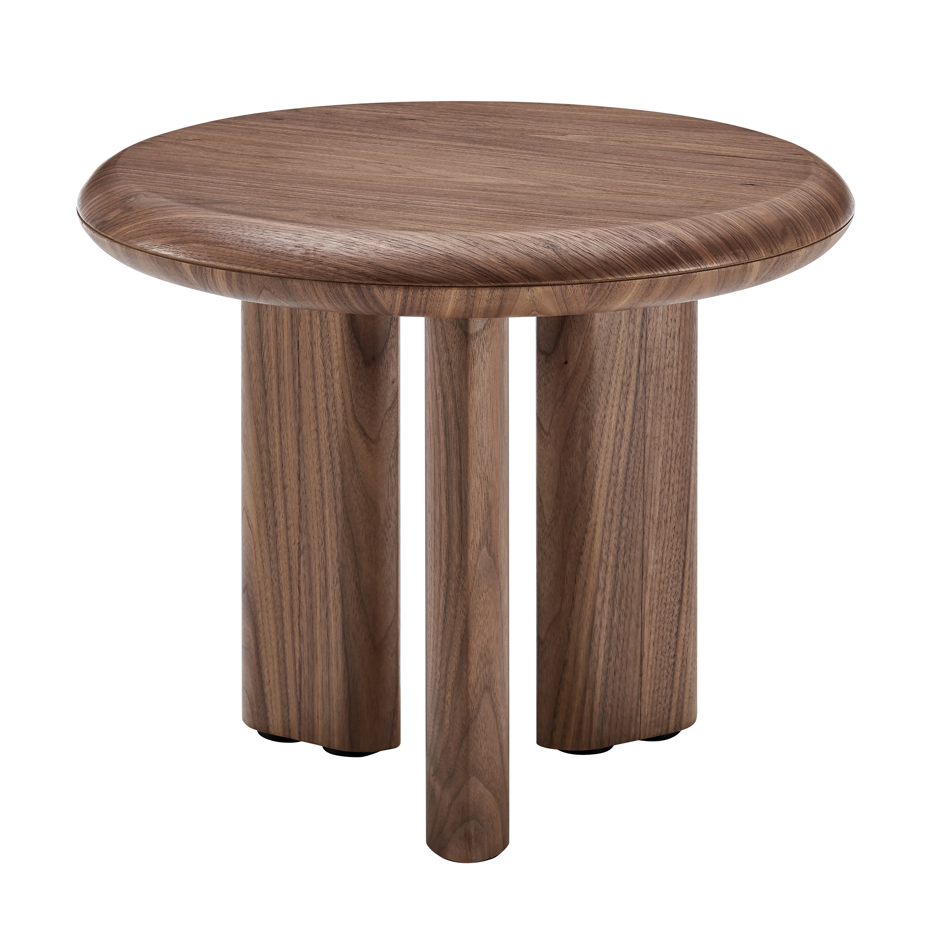 Albert 24" Round Side Table in American Walnut