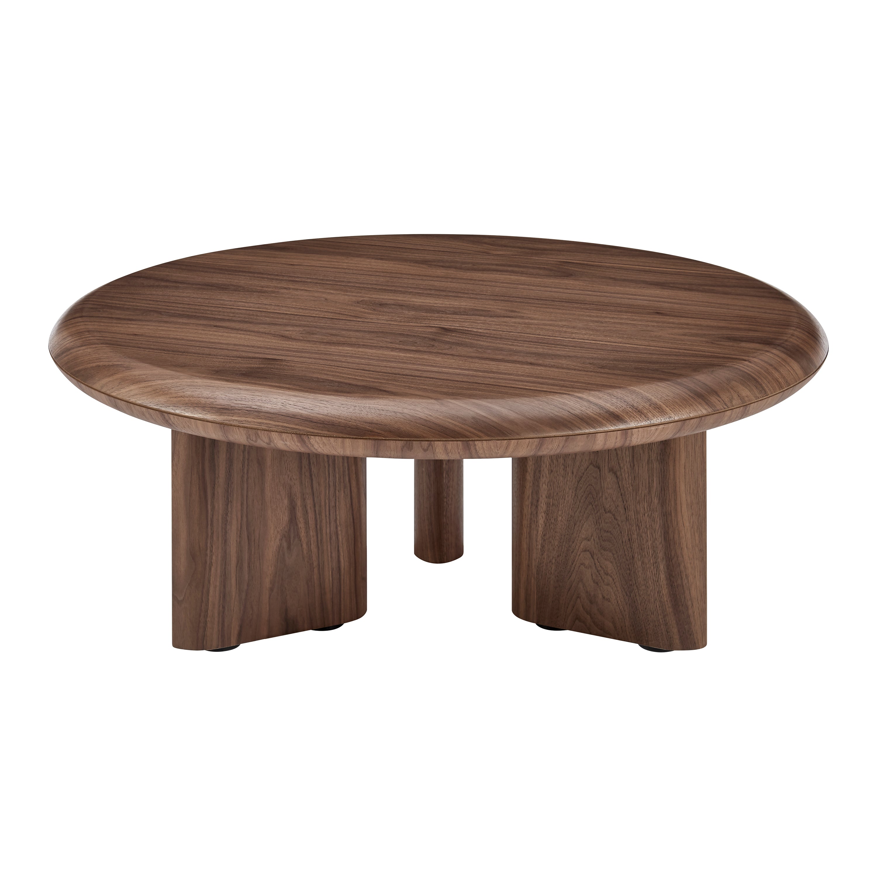 Albert Round Coffee Table in Walnut