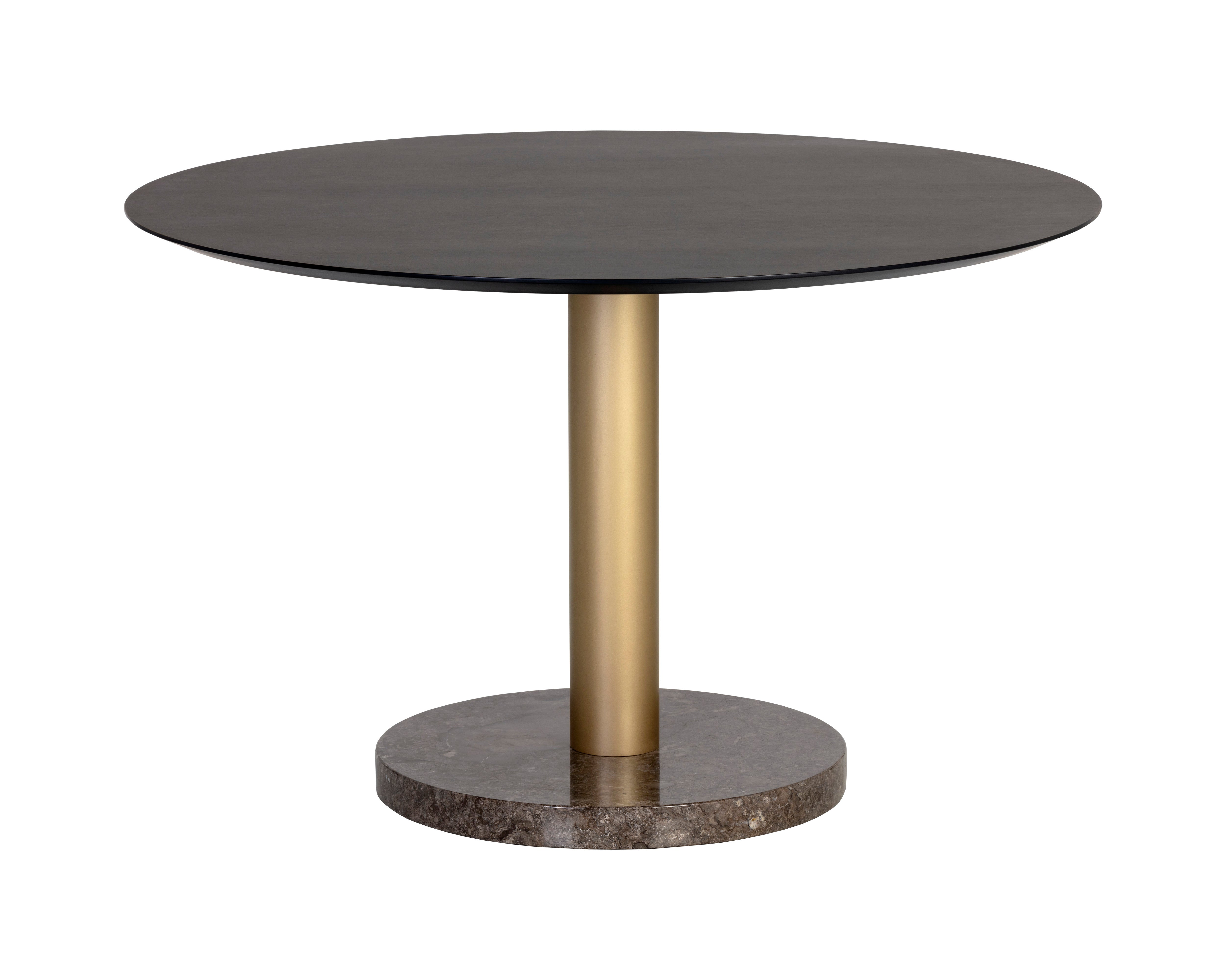 Monaco Dining Table  Gold - 48"