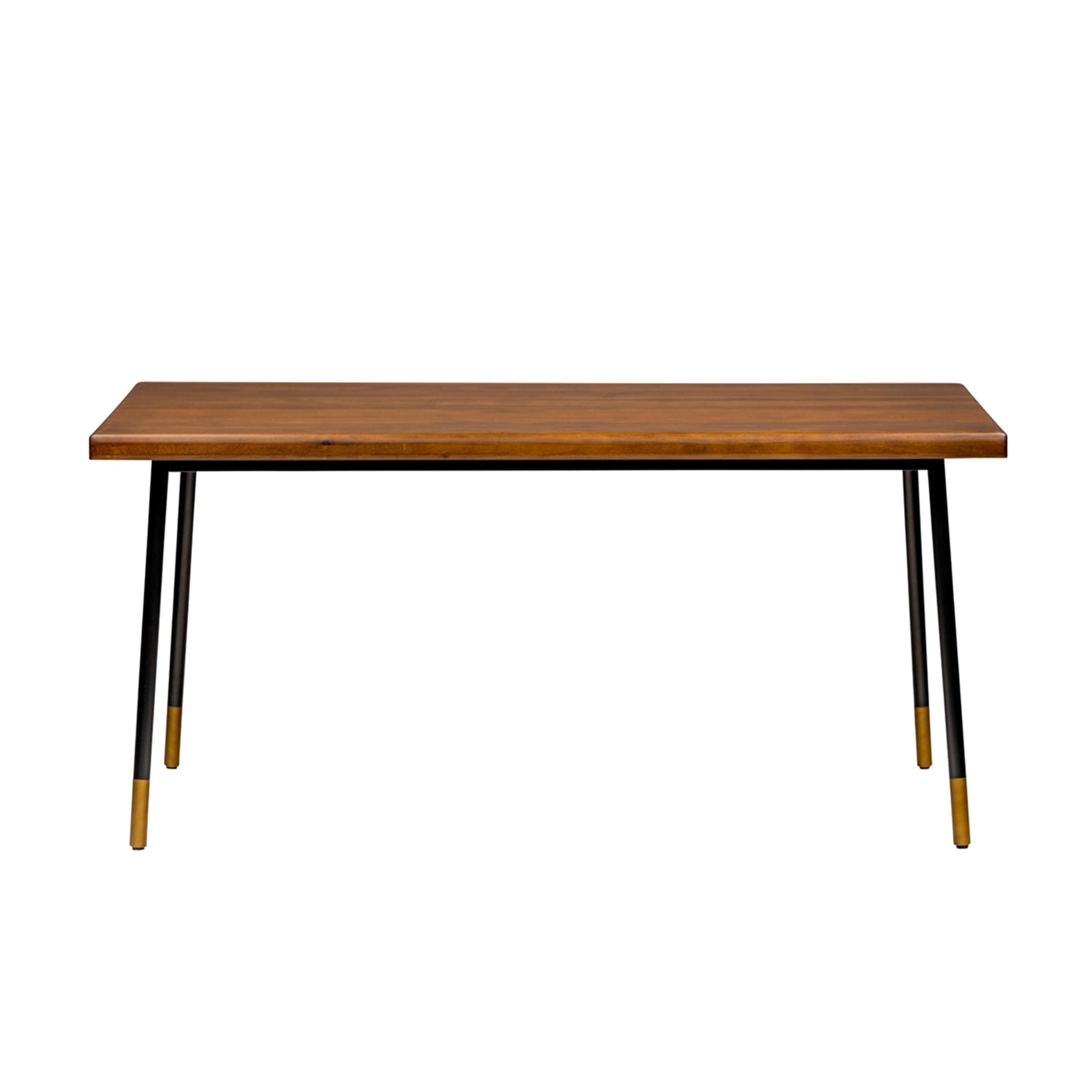 Miriam Dining Table in Brown with Black Legs