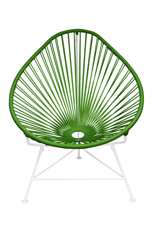 Acapulco Chair White Frame - Color Cactus Weave