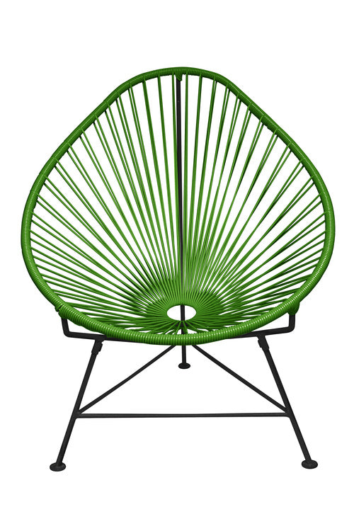 Acapulco Chair Black Frame - Color Cactus Weave