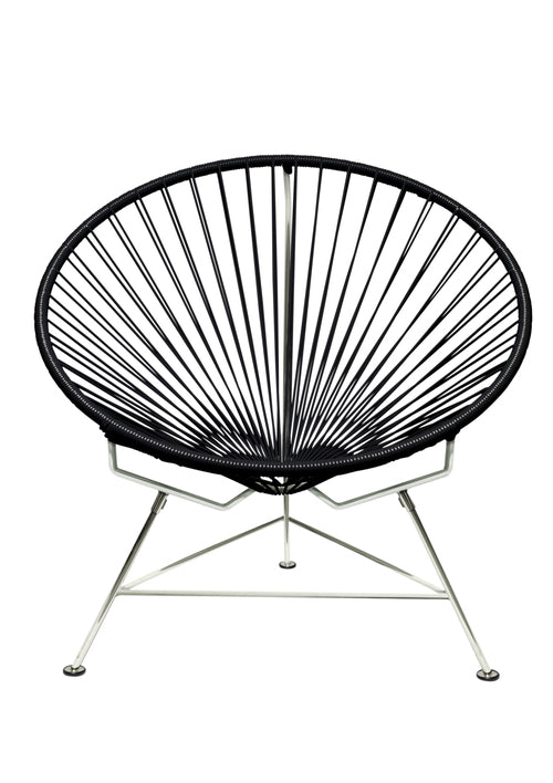 Innit Chair Chrome Frame - Color White Weave