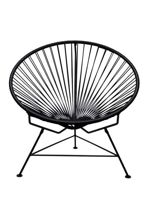 Innit Chair Black Frame - Color Black Weave