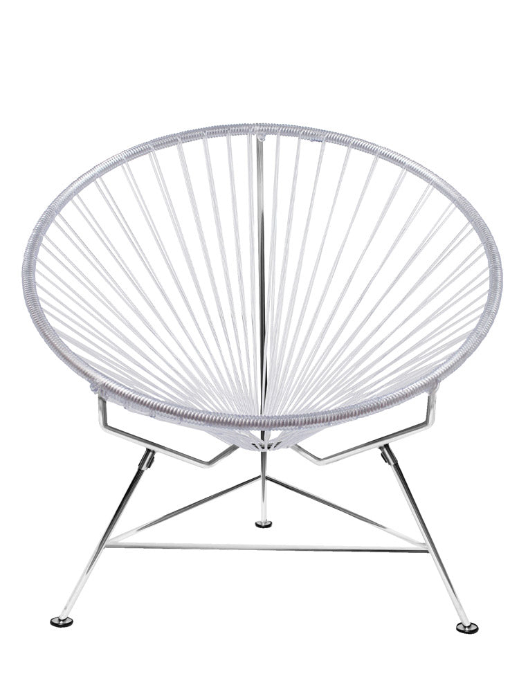 Innit Chair Chrome Frame - Color Clear Weave