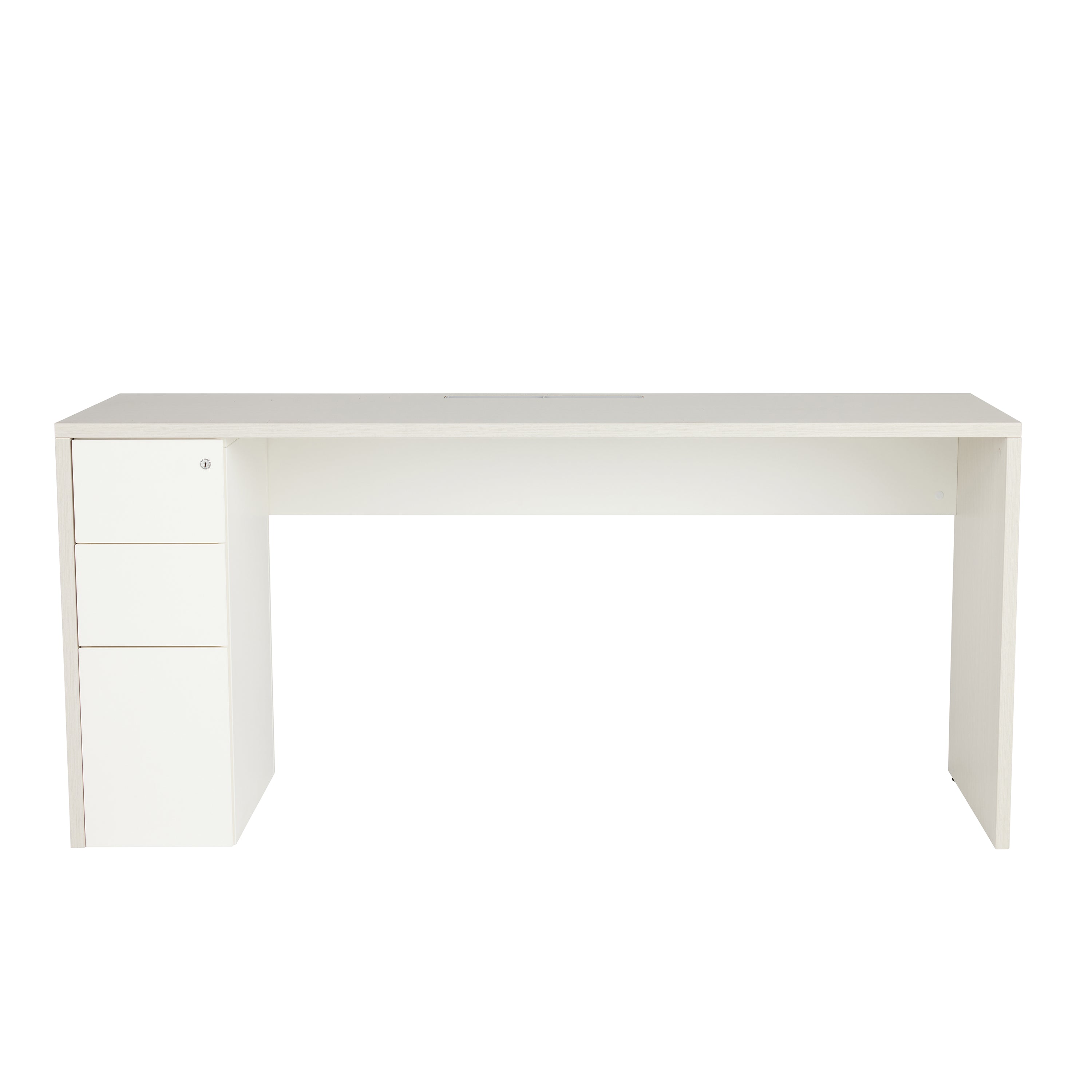 Mastro Series Credenza w Pedestal in Silver Birch