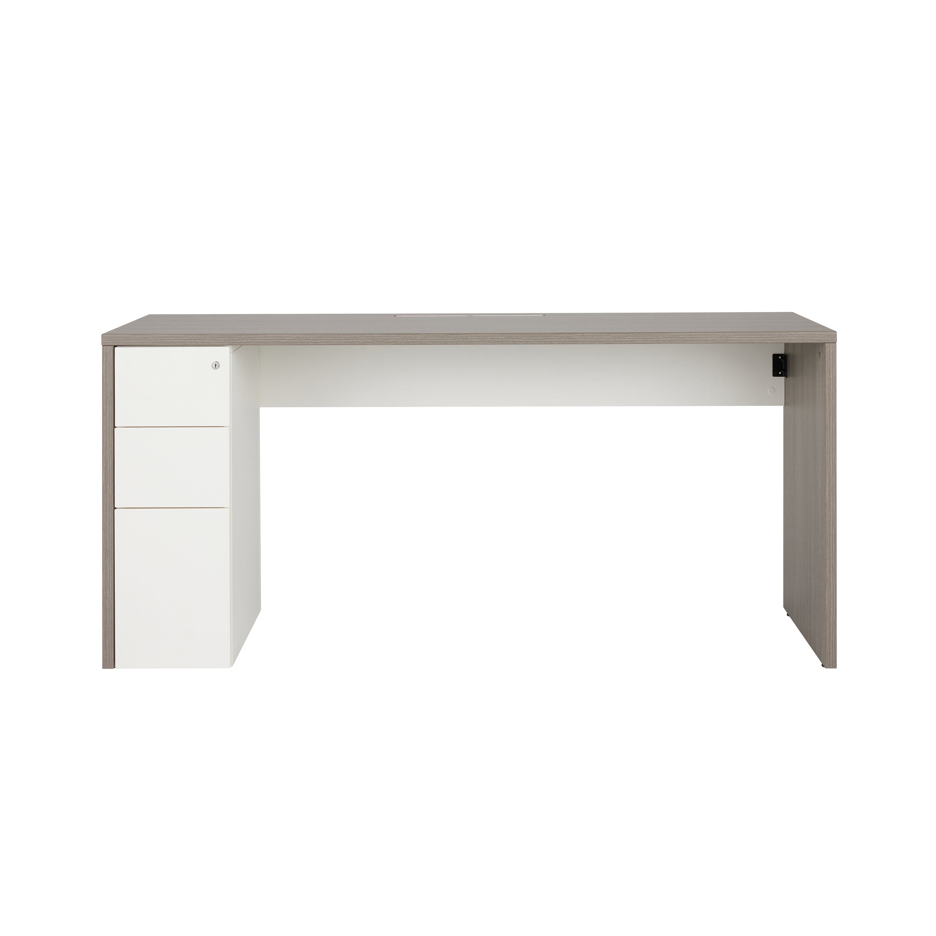 Mastro Series Credenza w Pedestal in Valley Grey