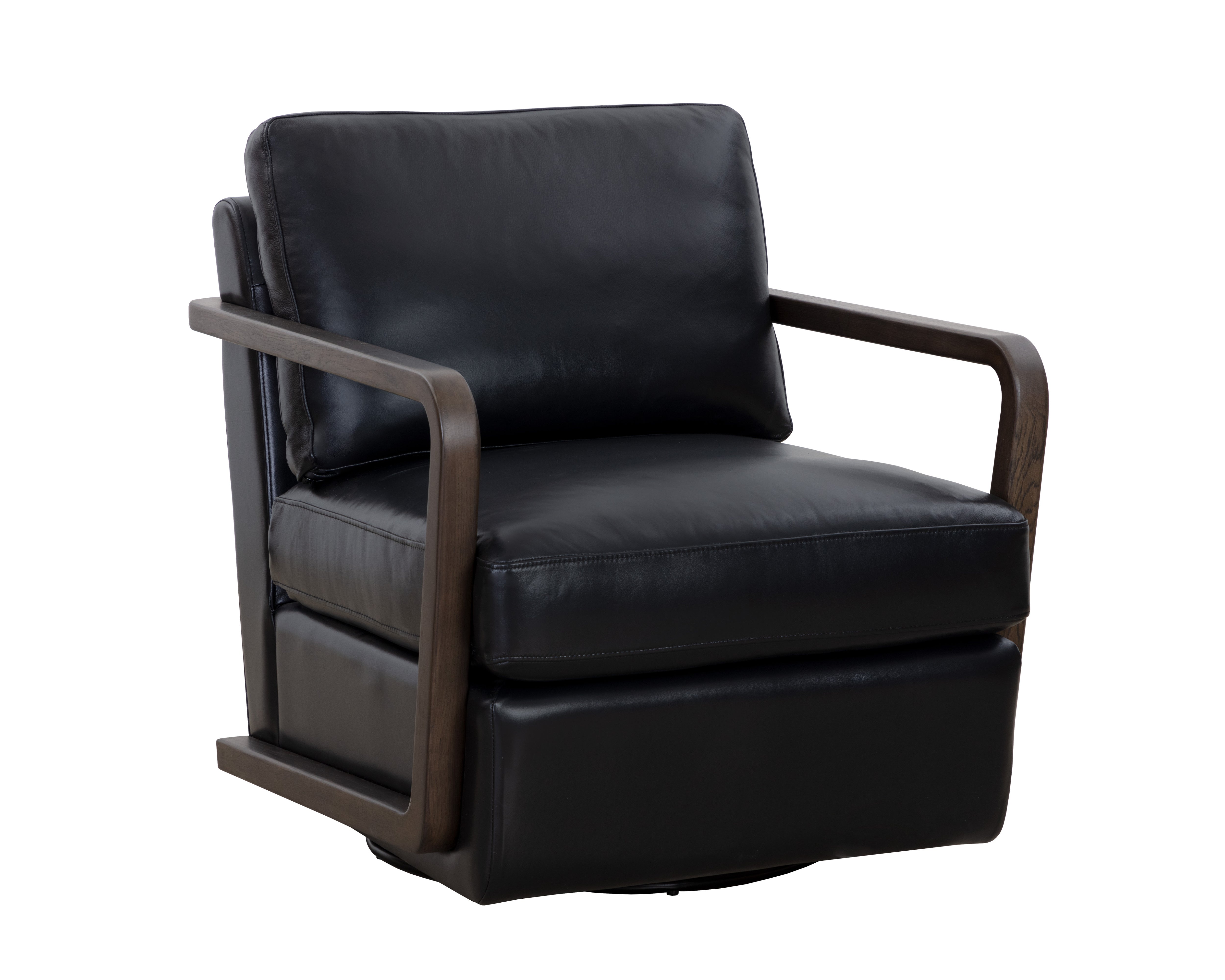 Castell Swivel Lounge Chair  Brown 