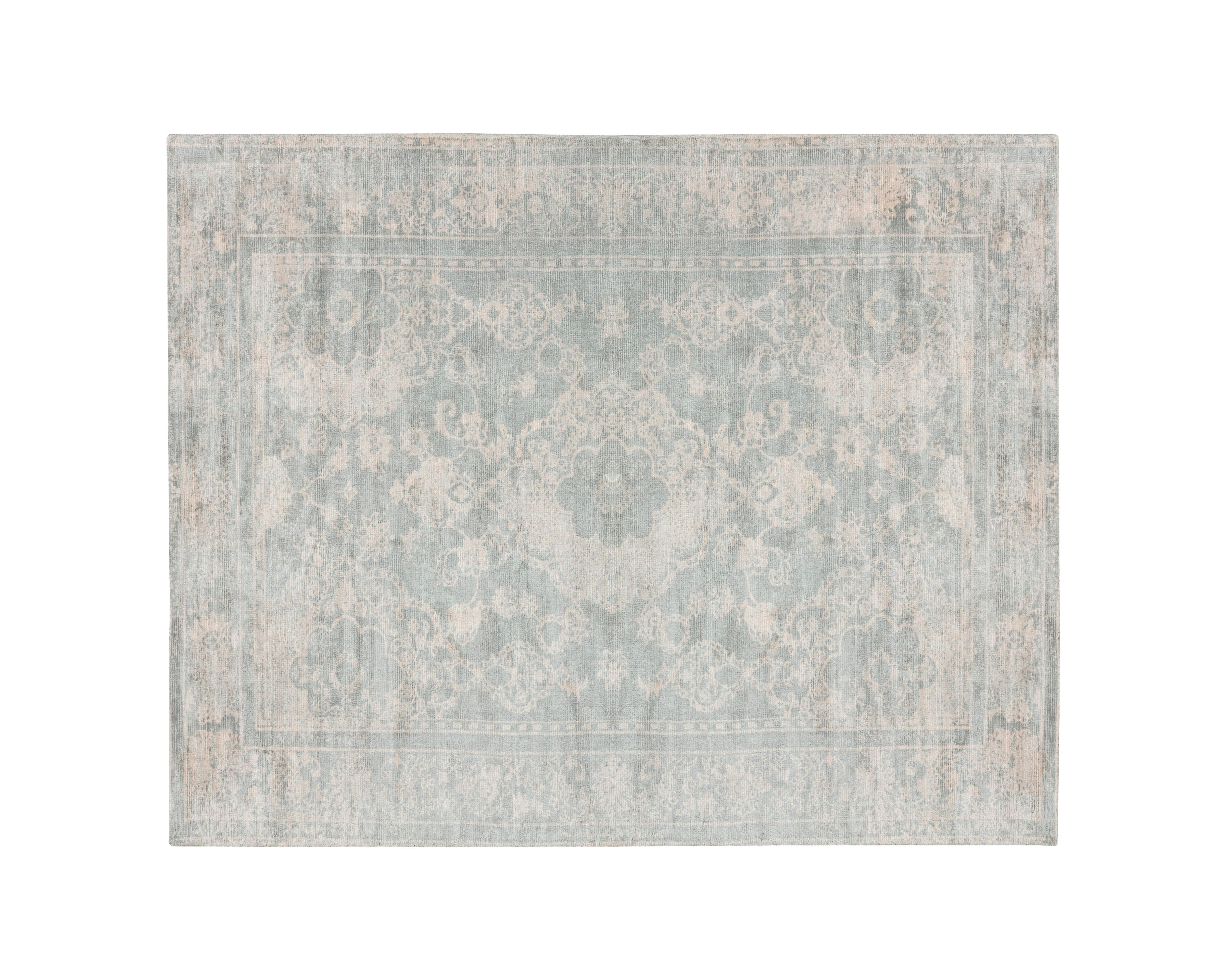 Boca Handloomed Rug  Grey  8' X 10'