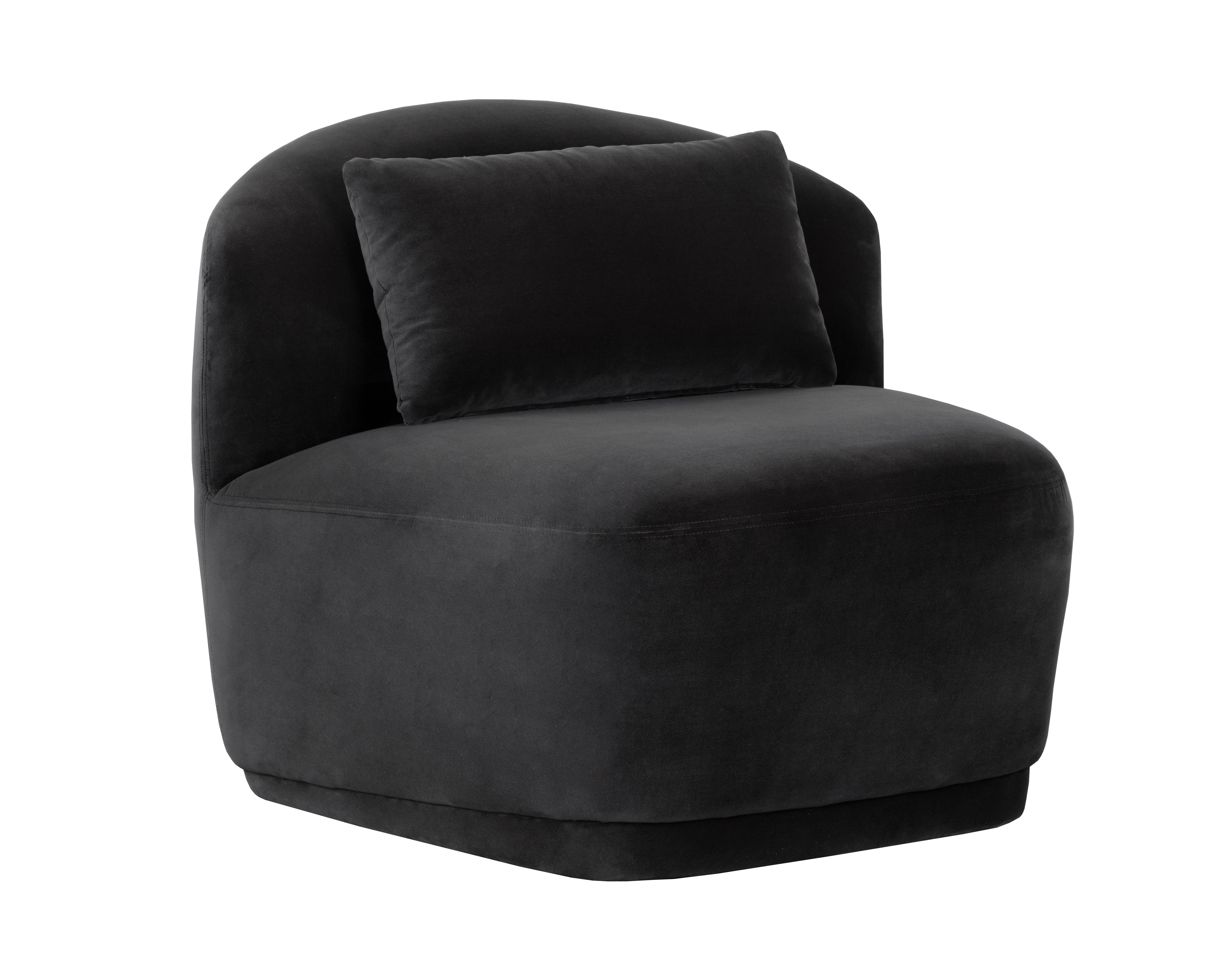 Soraya Swivel Armless Chair 